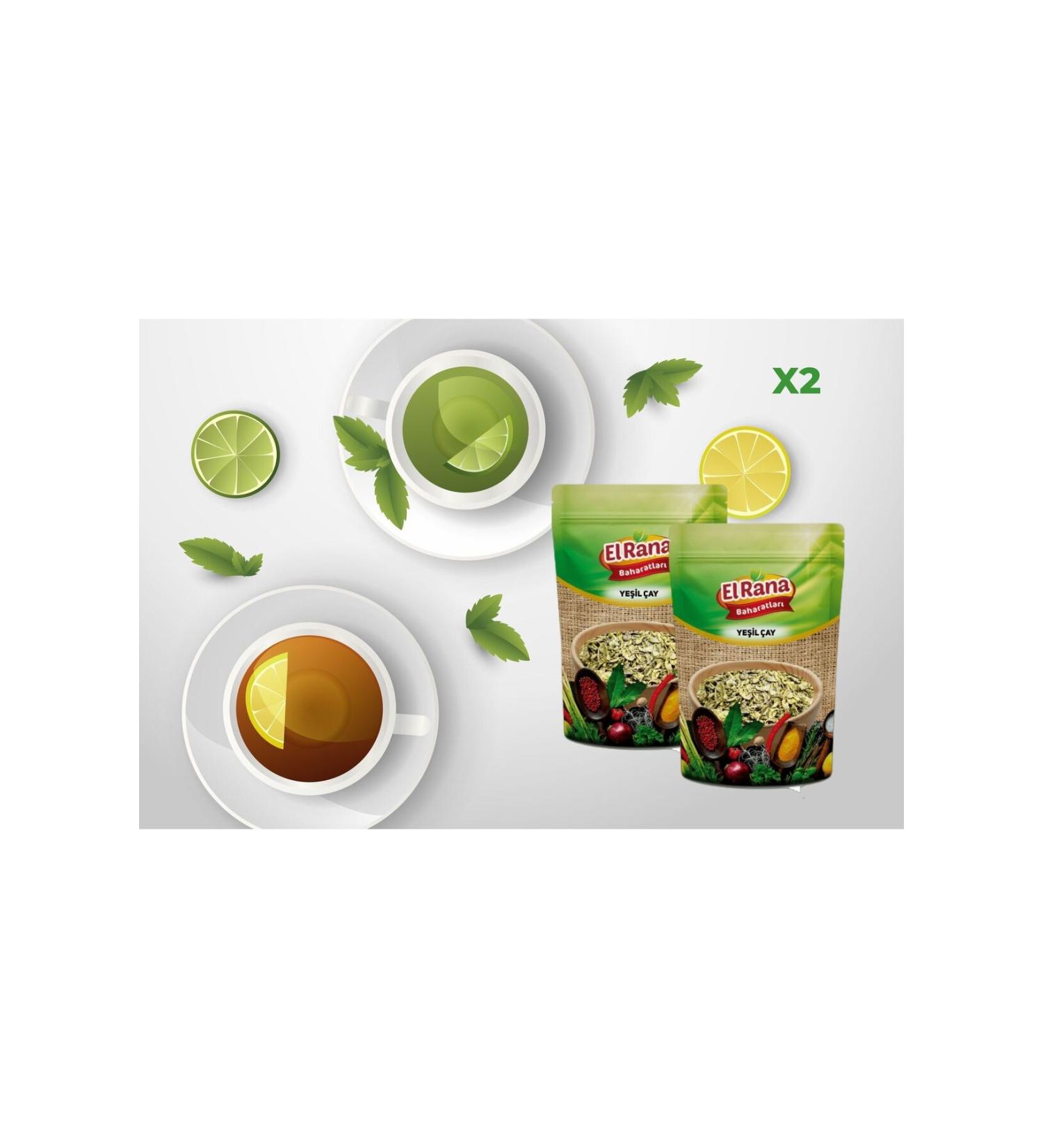 ELRANA SPICES LEGENDARY GREEN TEA (100*100)200GR NATURAL WITHOUT ADDITIVES