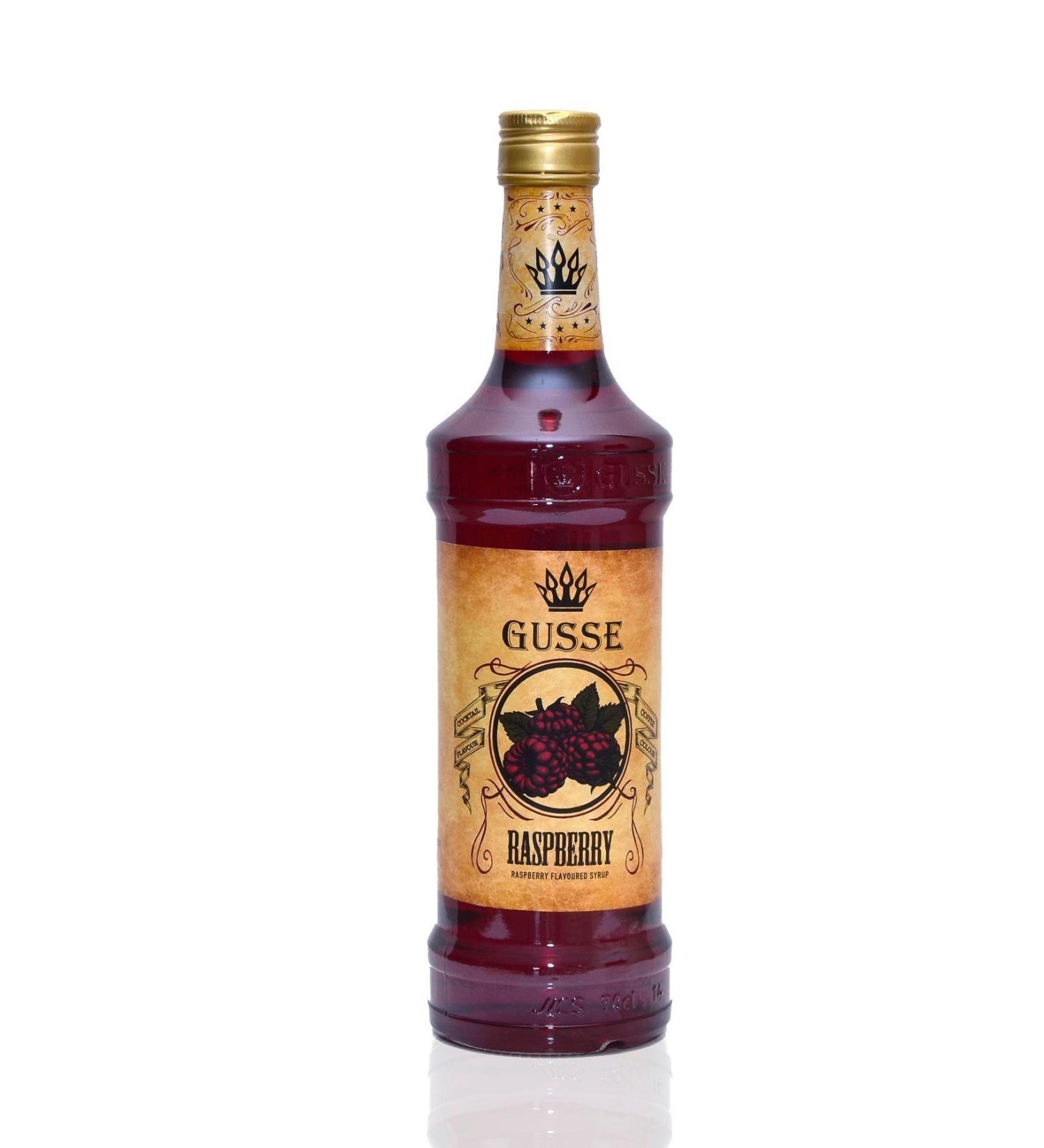 Gusse Raspberry Flavored Cocktail Syrup 70 cl