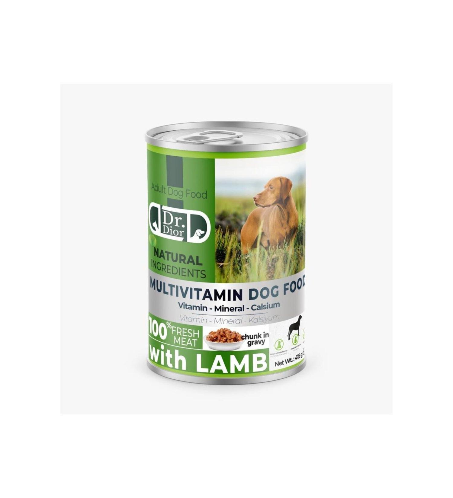 Dr. Dior Dr.Dior Lamb Adult Dog Canned 415 gr x12 Pieces