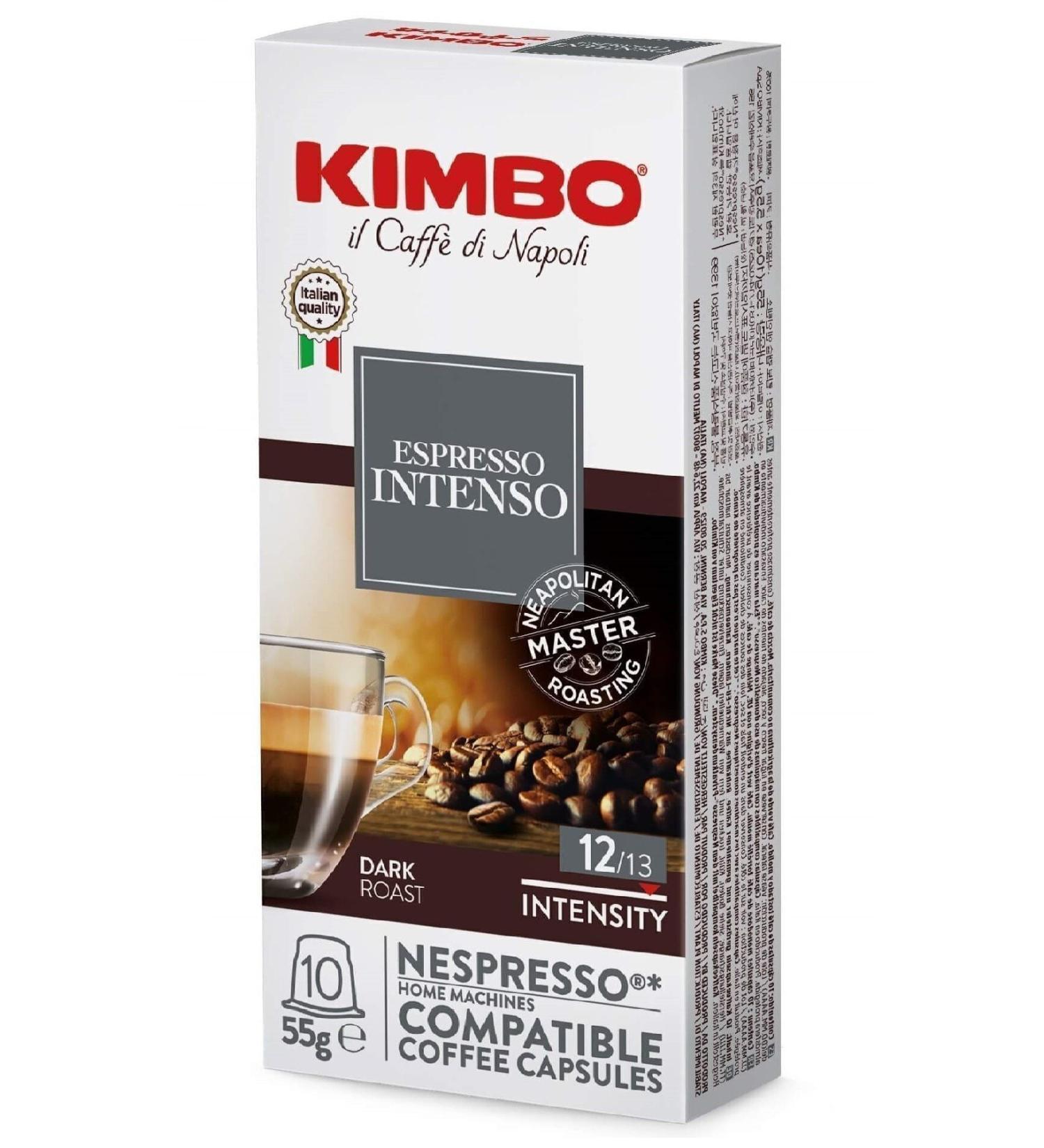 Kimbo Intenso Nespresso Compatible Capsule Coffee (BOX OF 10) - Buy Online on GoSupps.com