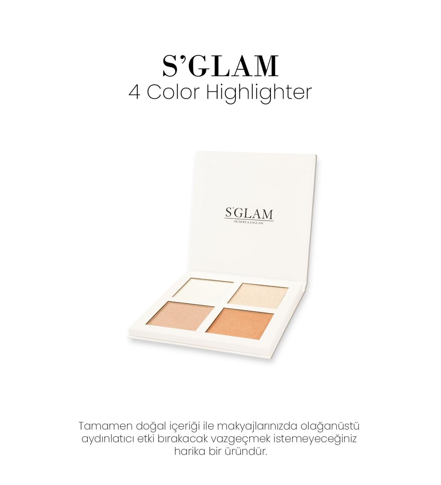 S'GLAM 4 Color Highlighter