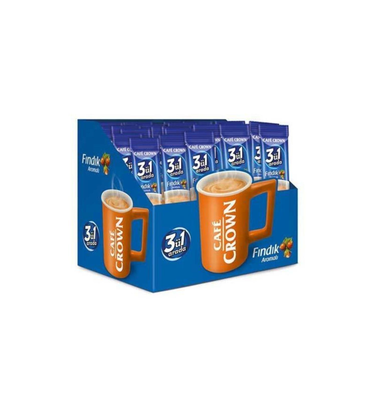  lker Cafe Crown 3 in 1 Hazelnut 13 g (40 Pieces) - Buy Online on GoSupps.com