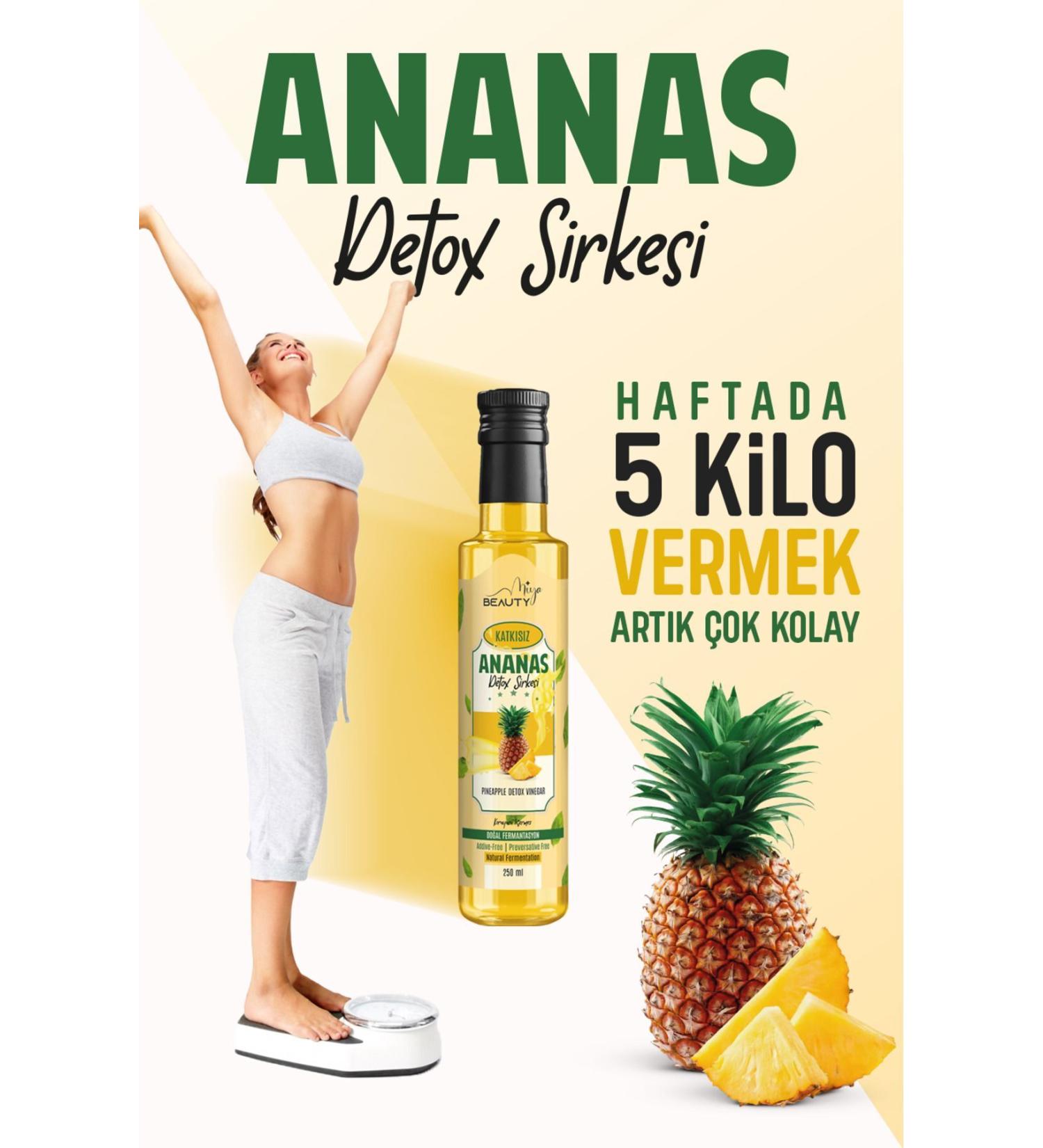 Miya Beauty Detox Vinegar Helps to Eliminate Edema and Lose Weight Natural Slimming Method Detox Vinegar - Buy Online on GoSupps.com