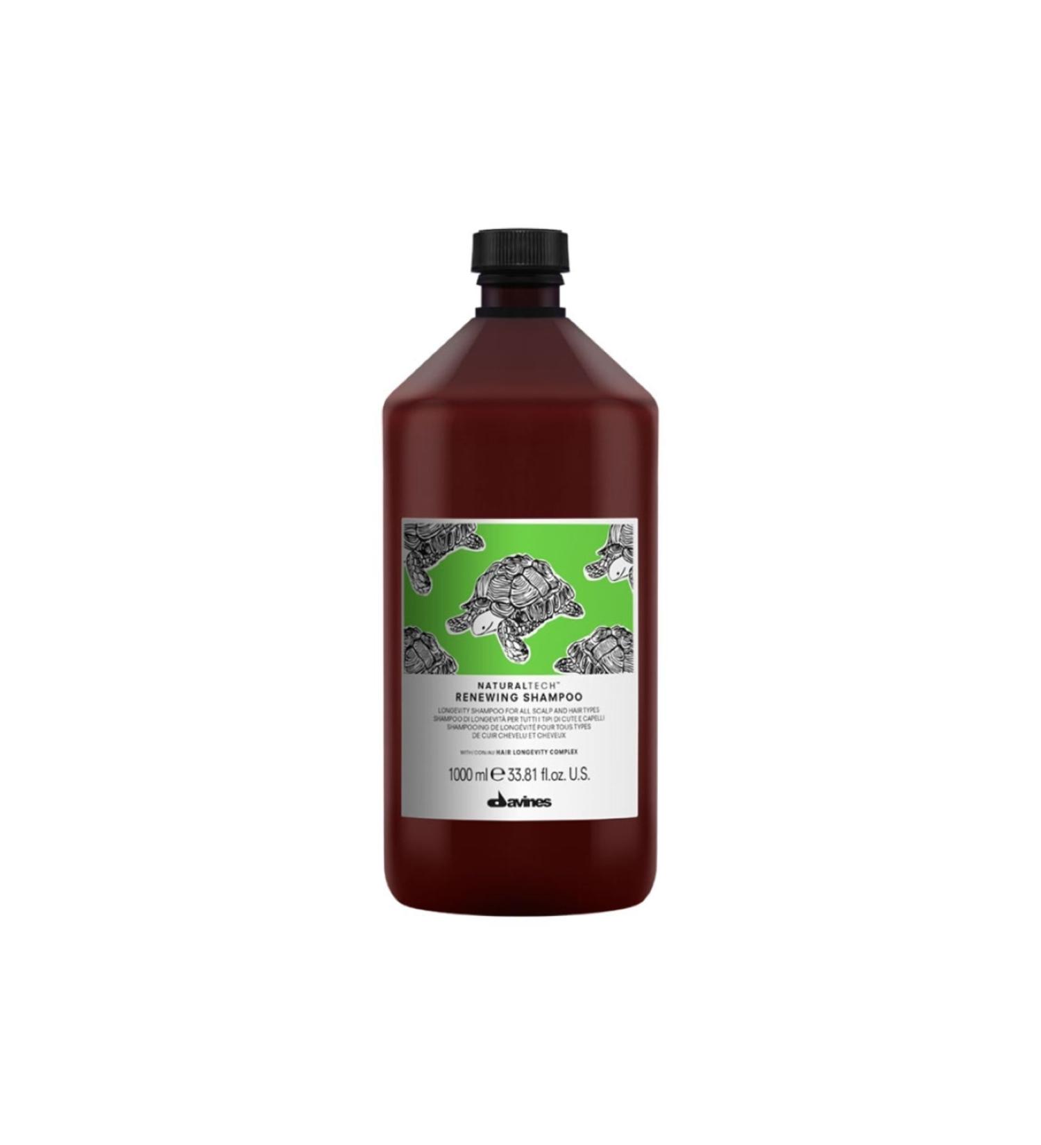 Davines DAVINES Natural Tech Renewing Gentle Cleansing Paraben-Free Shampoo for All Hair Types 1000 ml CYT454787