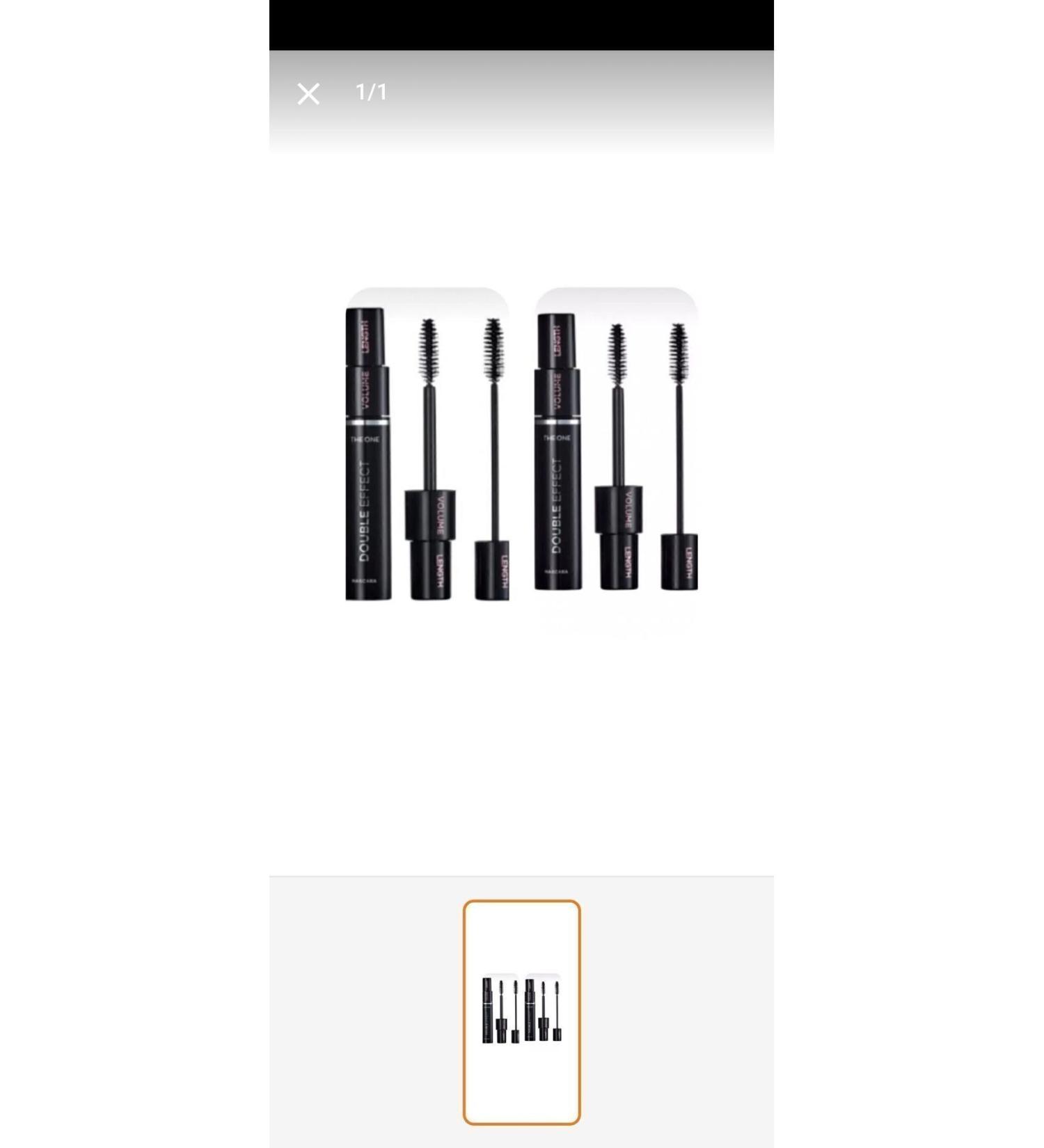 Oriflame doblue mascara 2 pieces are sent