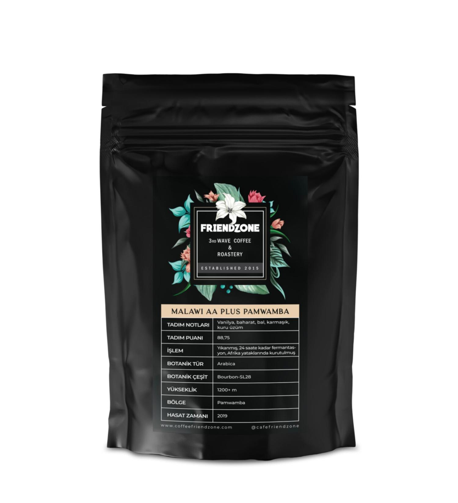 Friendzone 3rd Wave Coffee & Roastery Malawi Aa Plus Pamwamba Local Coffee 1000 Gr