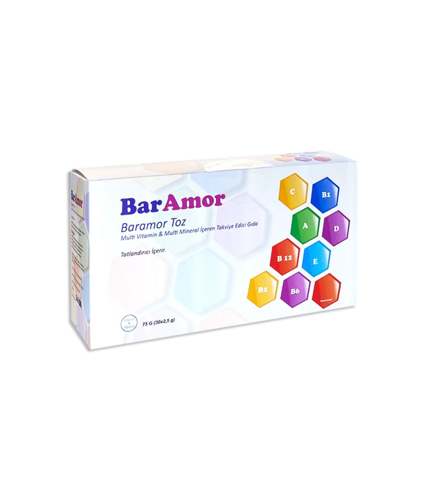 BarAmor Powder Multi Vitamin and Multi Mineral Supplementary Food