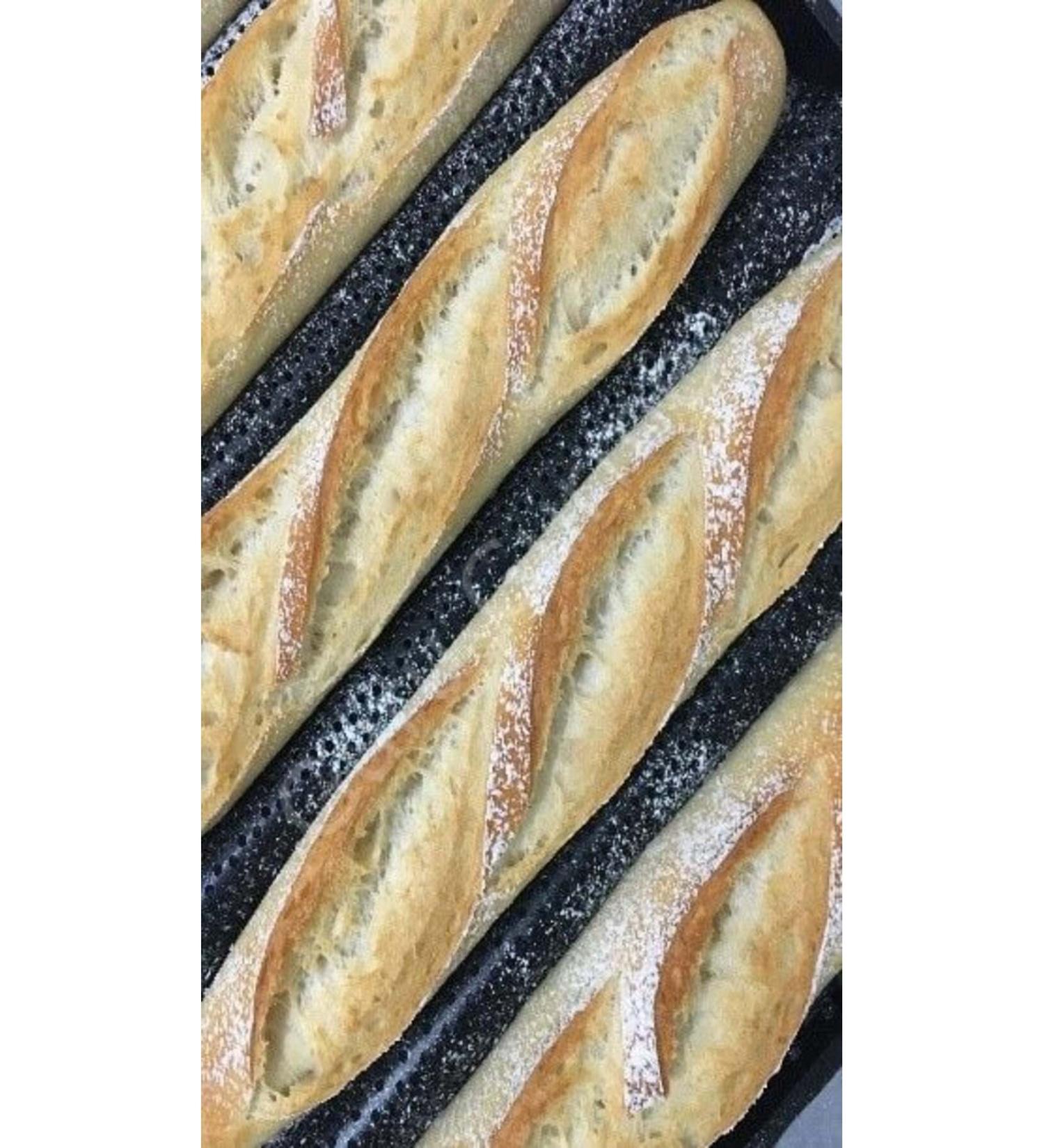 GuruGurme Natural Sourdough Baguette Bread 290 gr. Pack of 7