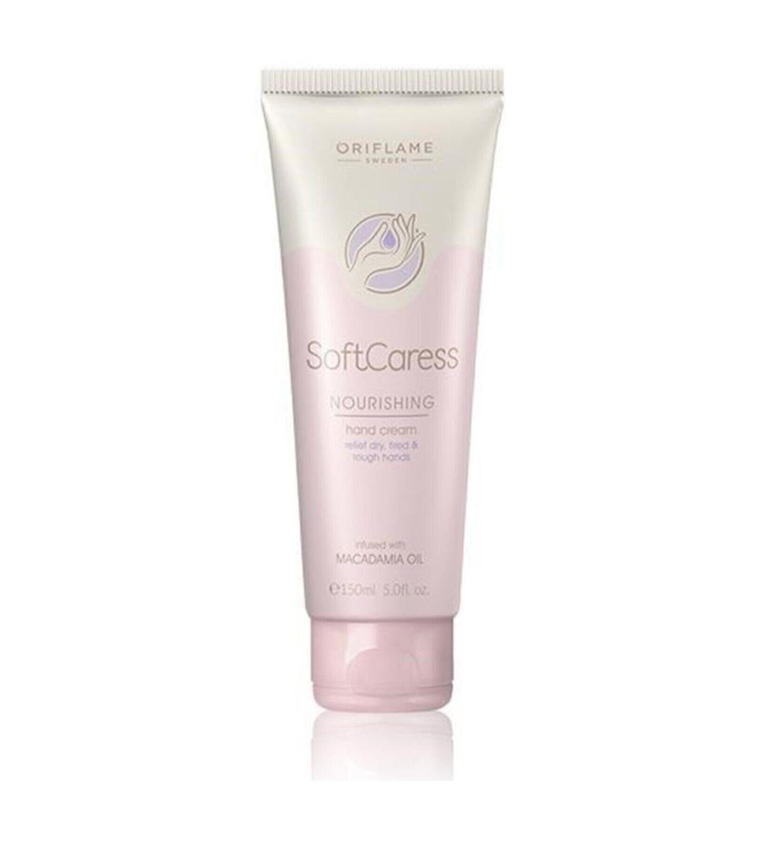 Oriflame Softcaress Nourishing Hand Cream 1520 Ml - Large Size 854123655800