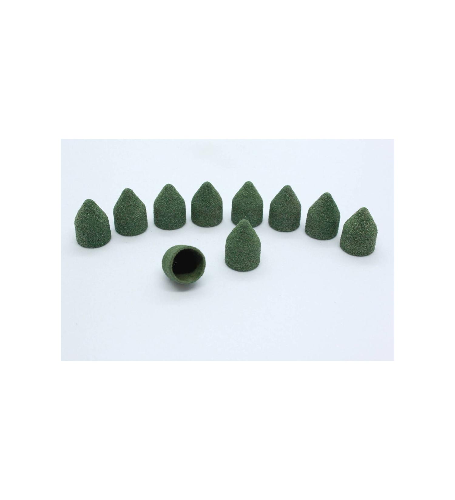CLEBER GREEN CONICAL BULL HOOD 13MM (10 PCS)