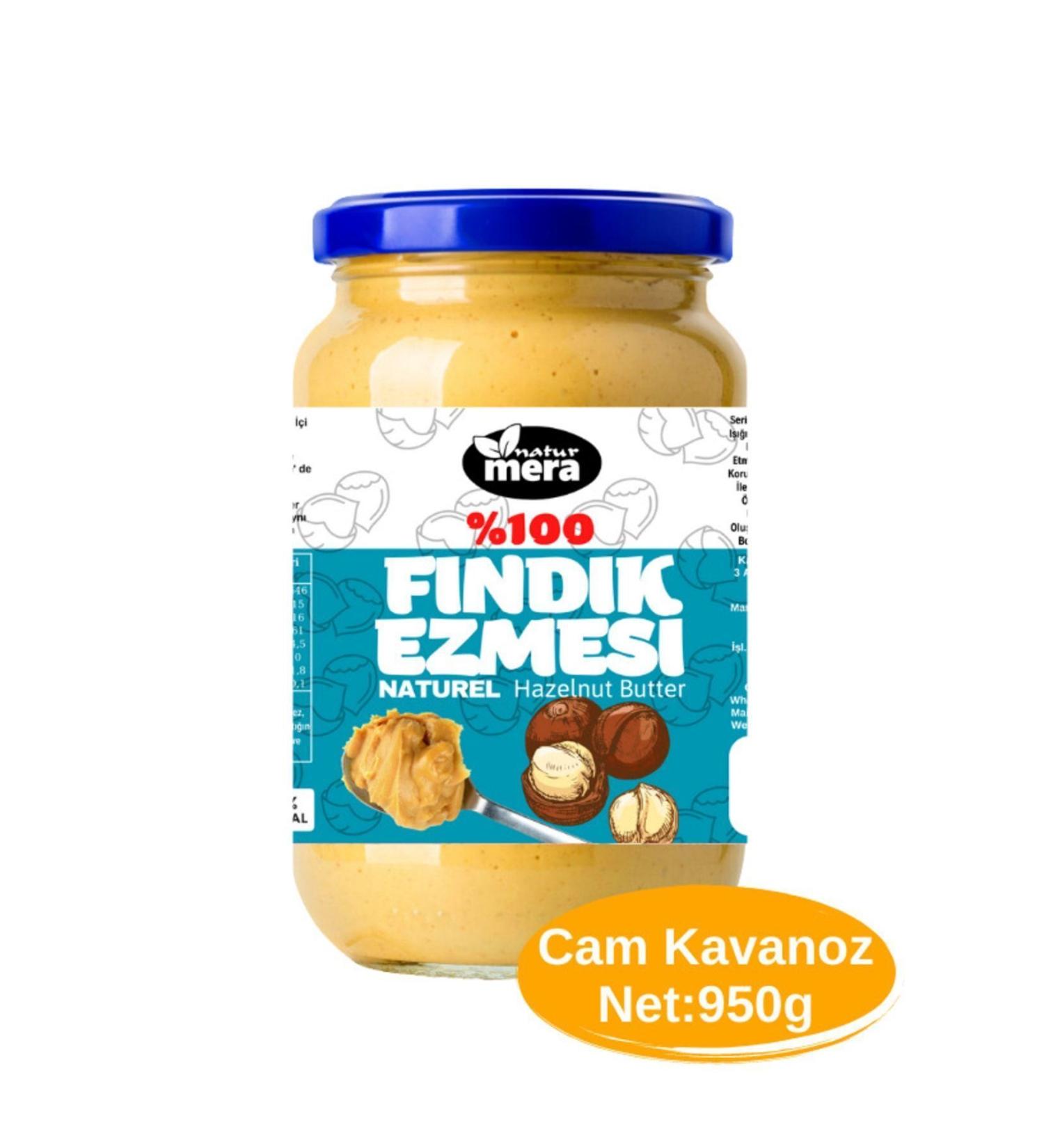 Naturmera 0 Pure No Sugar Added Hazelnut Paste 950 G