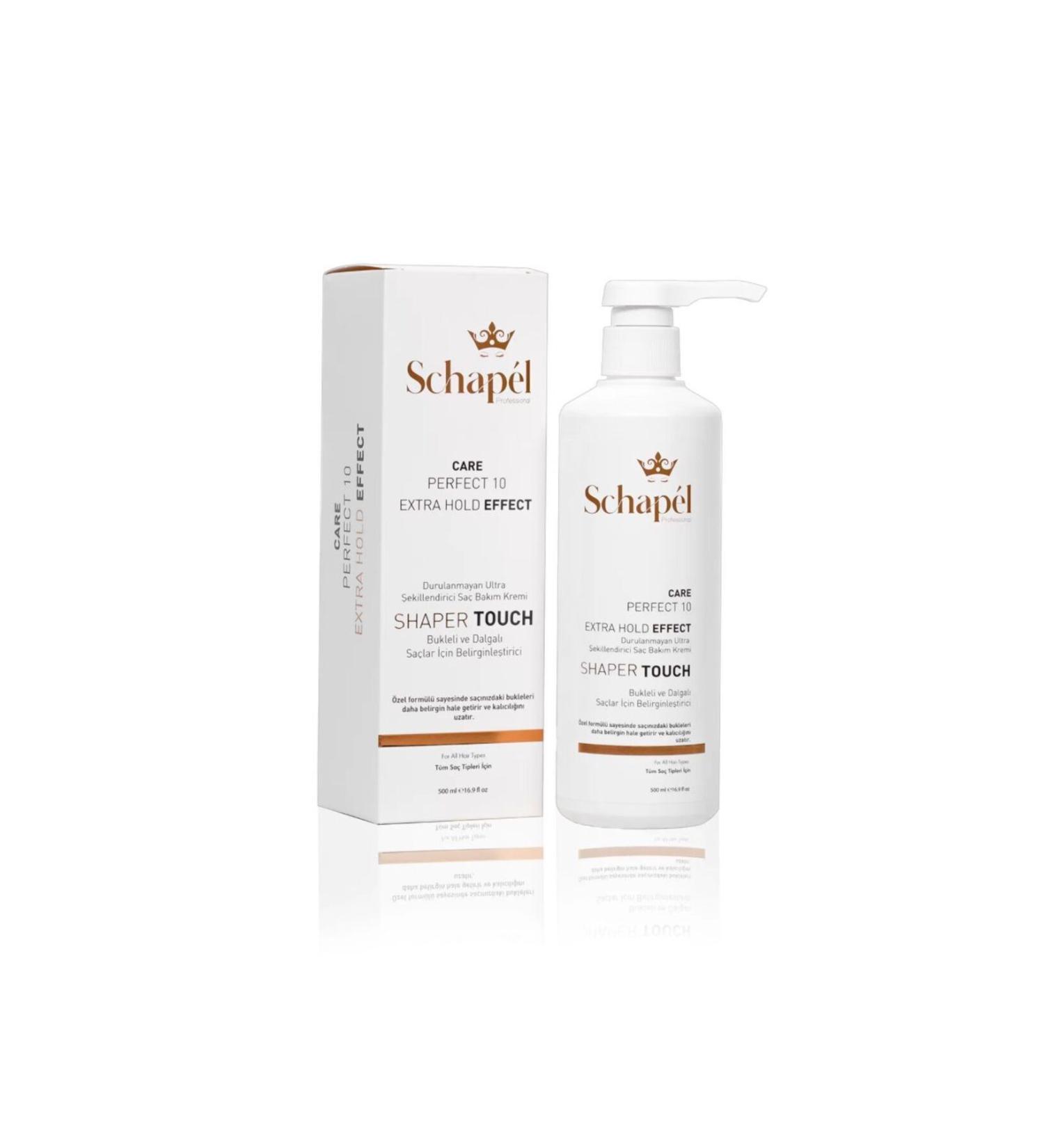 schapel professional curl defining styling leave-in hair care cream 500 ml