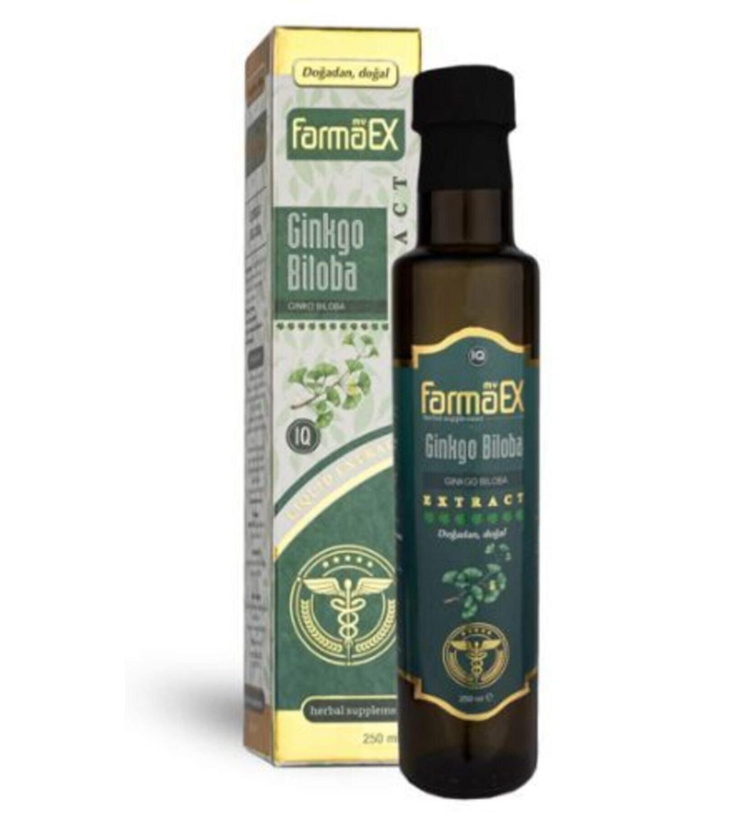 Ginkgo Biloba Extract 250 ml Ginkgo Biloba Extract Ginkgo Liquid Extract - Buy Online on GoSupps.com
