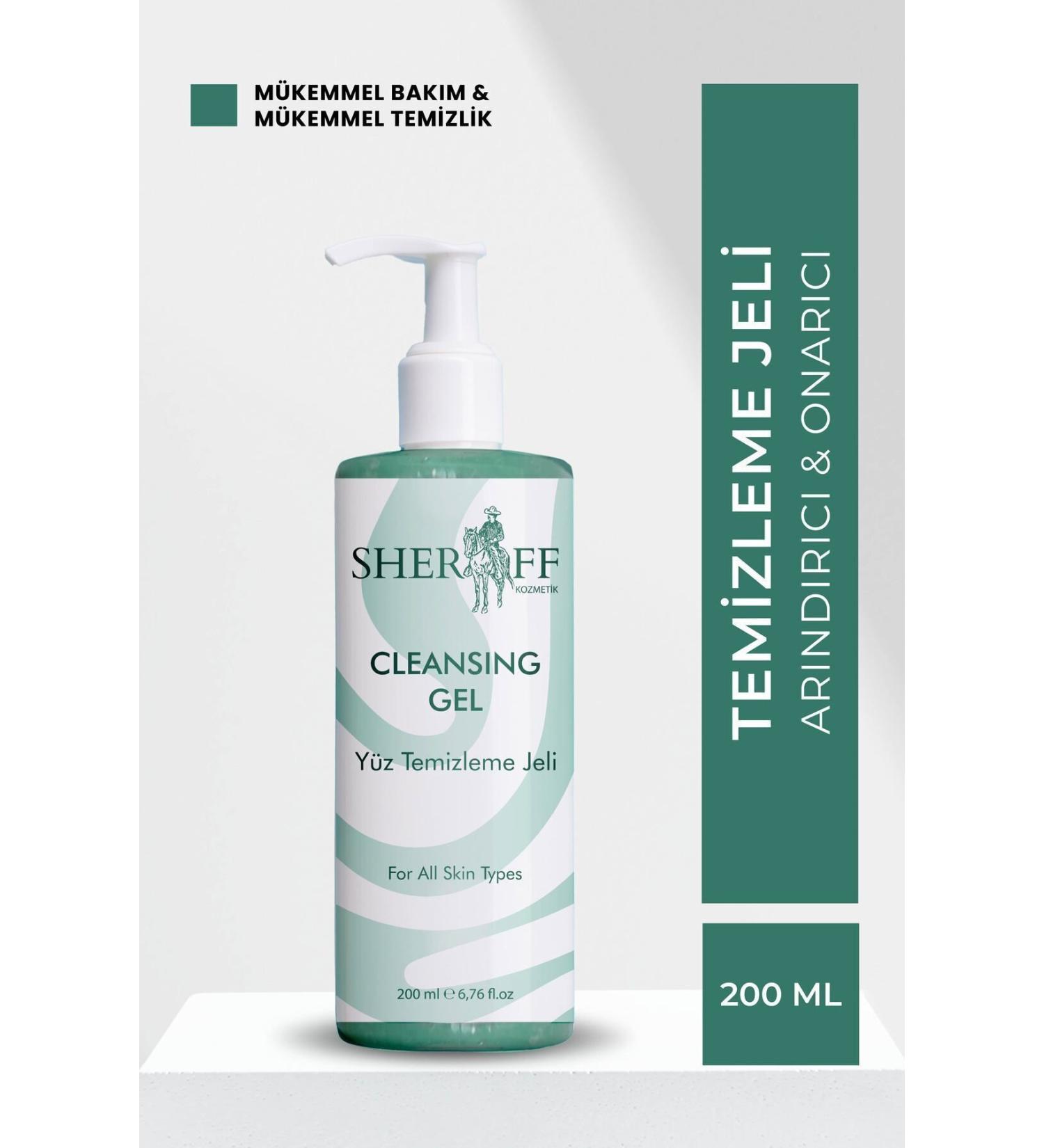 SHERIFF Purifying and Repairing Facial Cleansing Gel 200ml For All Skin Types