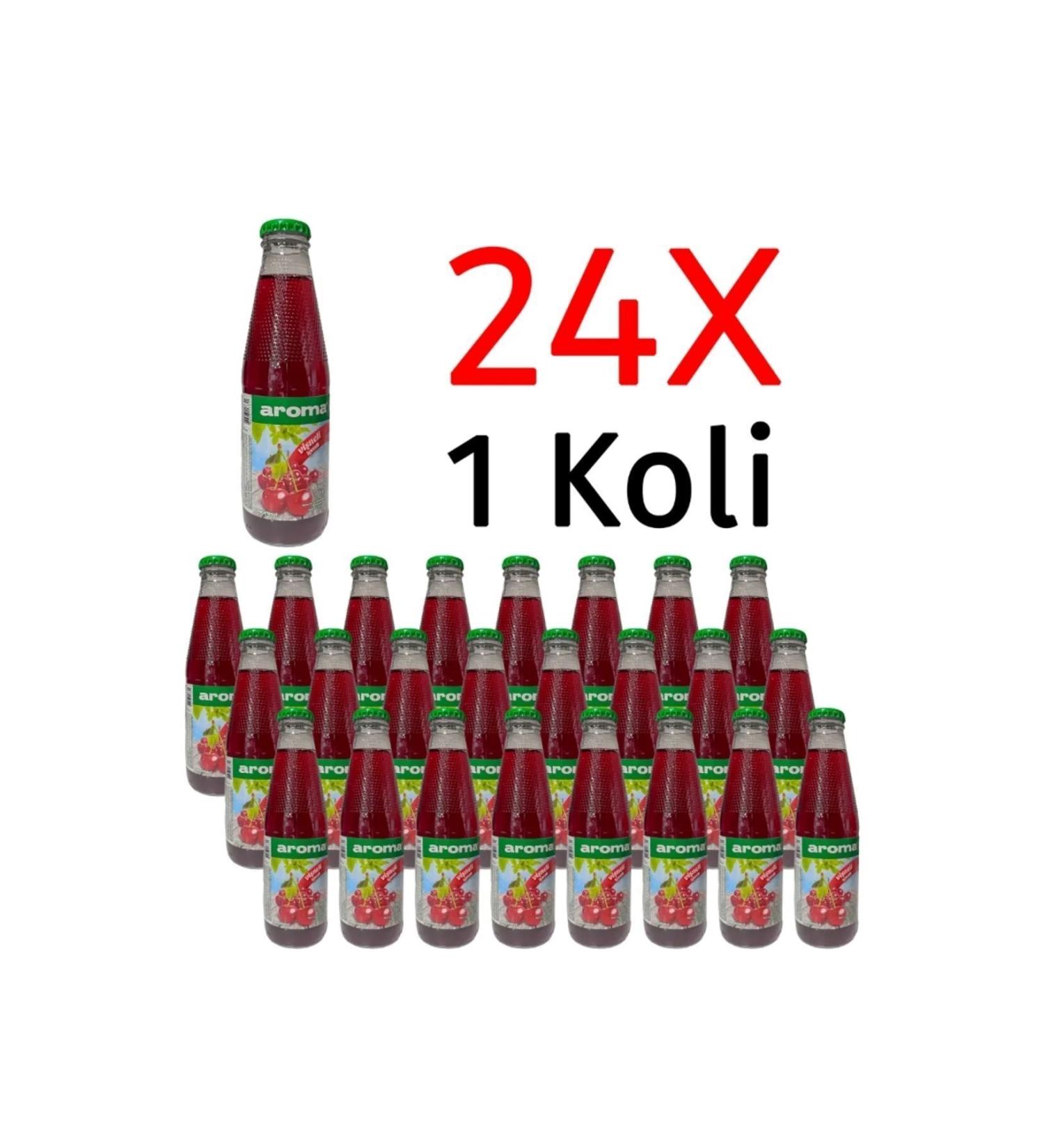 Aroma Cherry Glass Fruit Juice 200mlx24 Pieces
