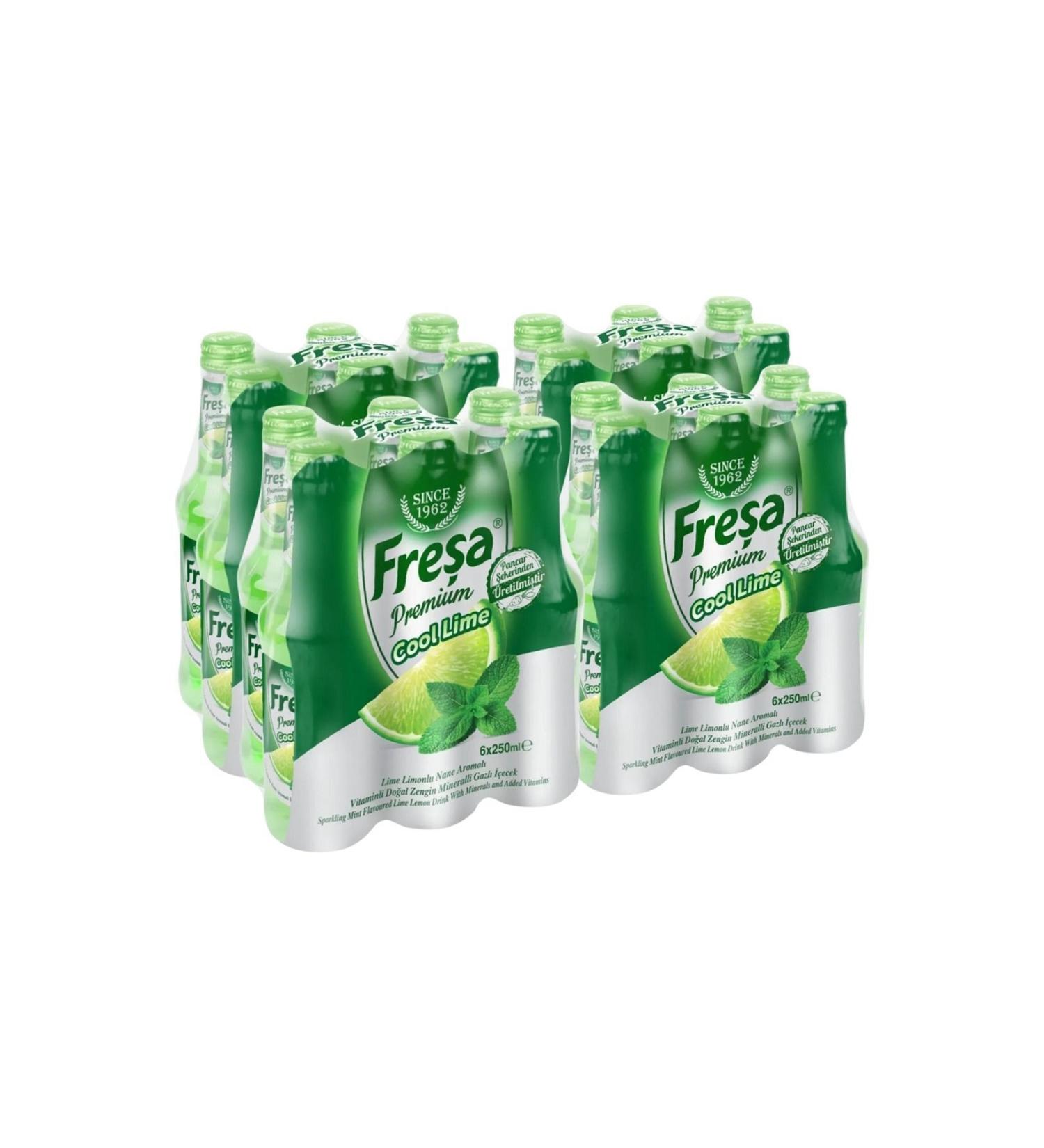 FRE A Fre a Premium Cool Lime Mineral Water 250 ML X 24 (1 Box)