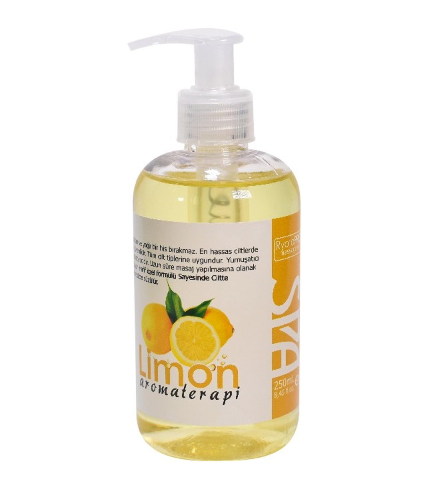 Ryoto Lemon Aromatherapy Massage Oil 250 ml