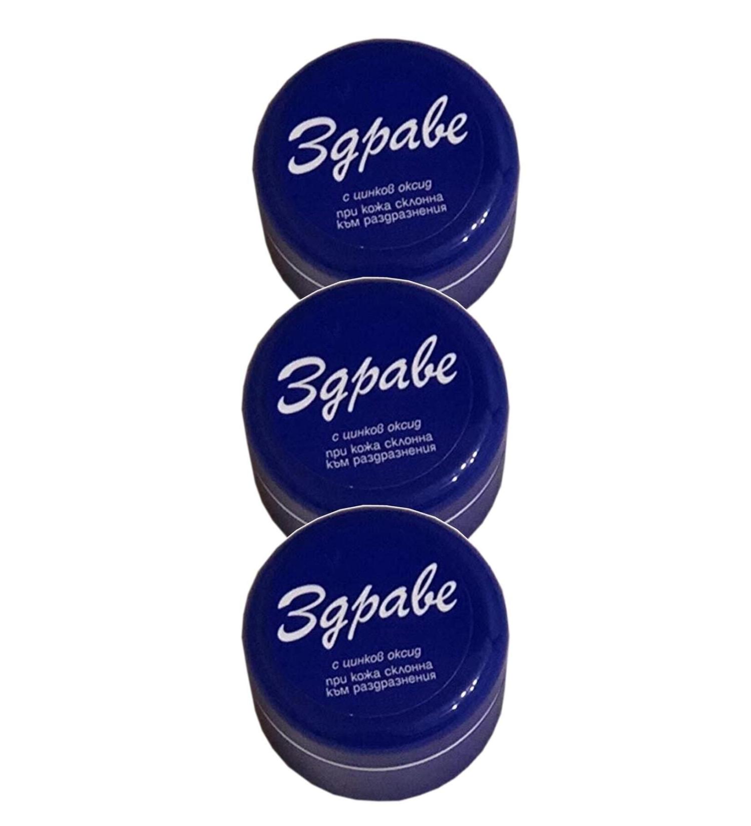 ZDRAVE 3 Gpabe Bulgarian Cream 30 Gr. 3-pack Advantageous Package