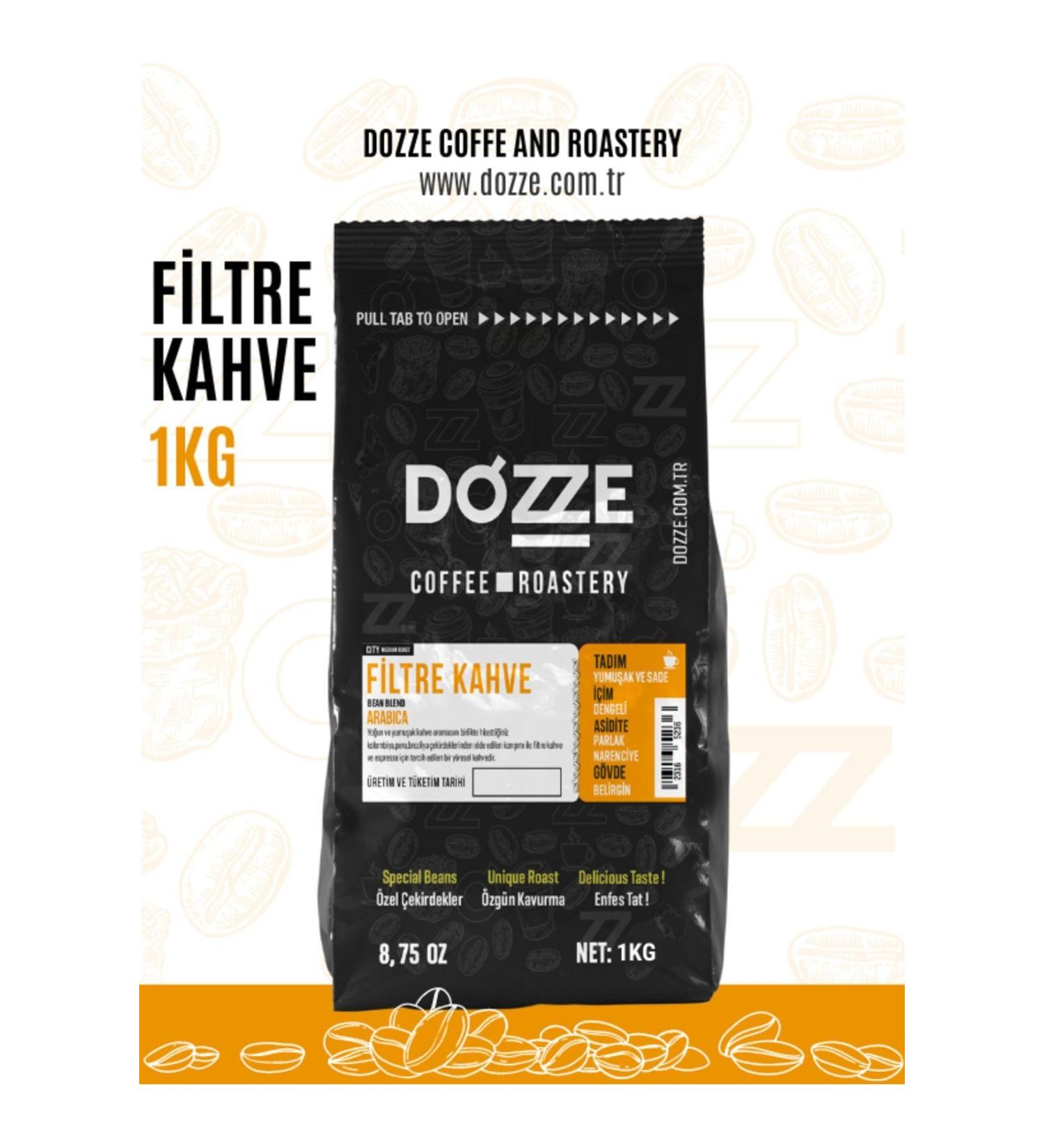 Dozze 1kg Filter Coffee For French Press