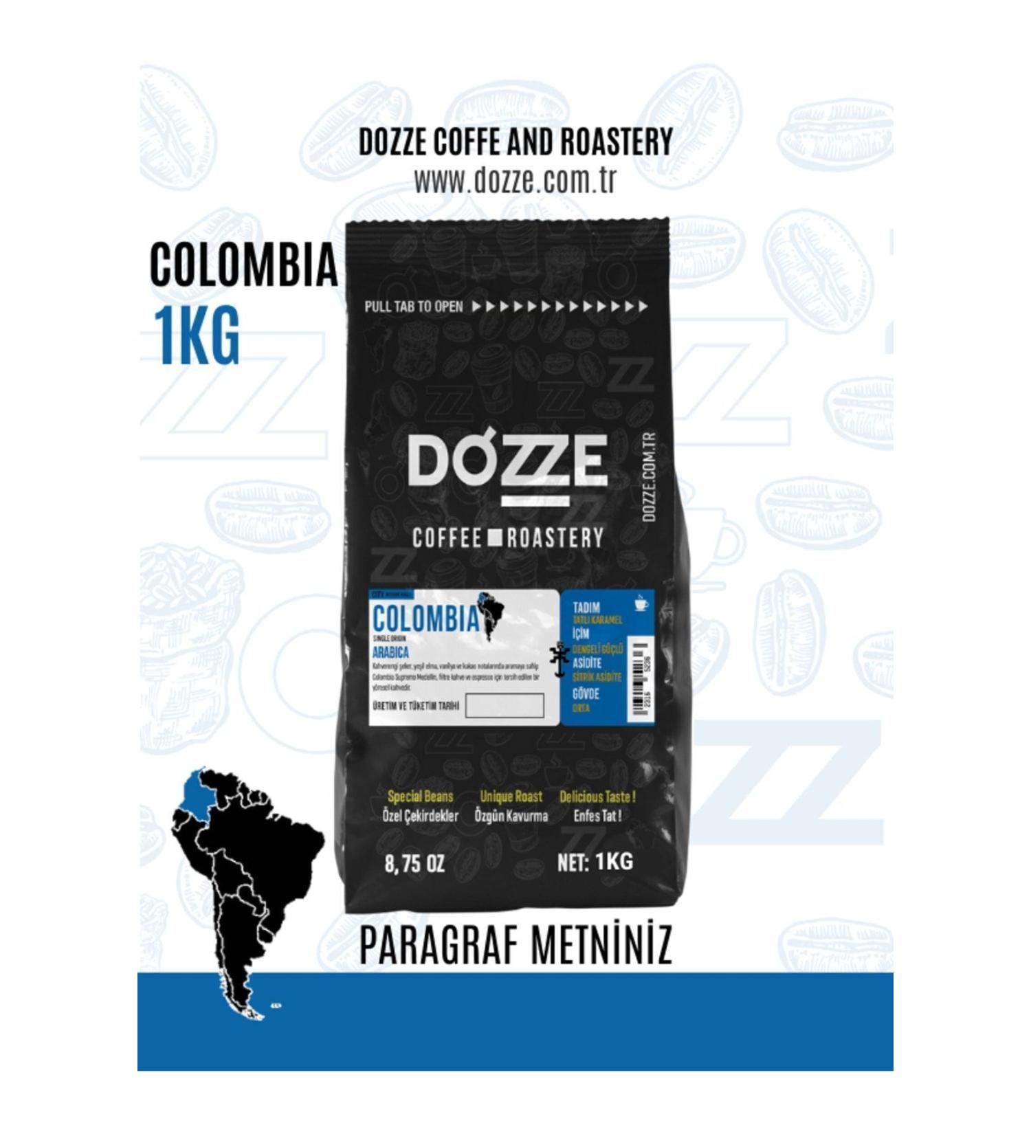 Dozze 1kg Colombia Suprema Filter Coffee