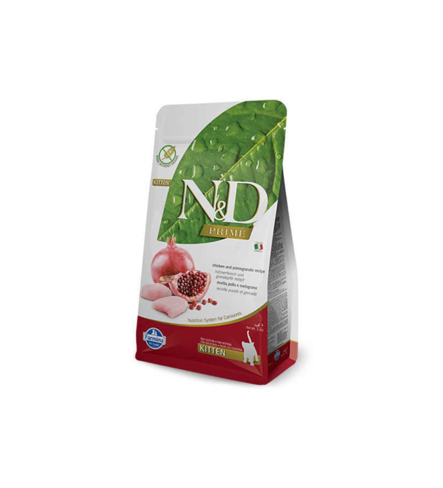 N & D 5 kg Grain-Free Chicken and Pomegranate Kitten Food