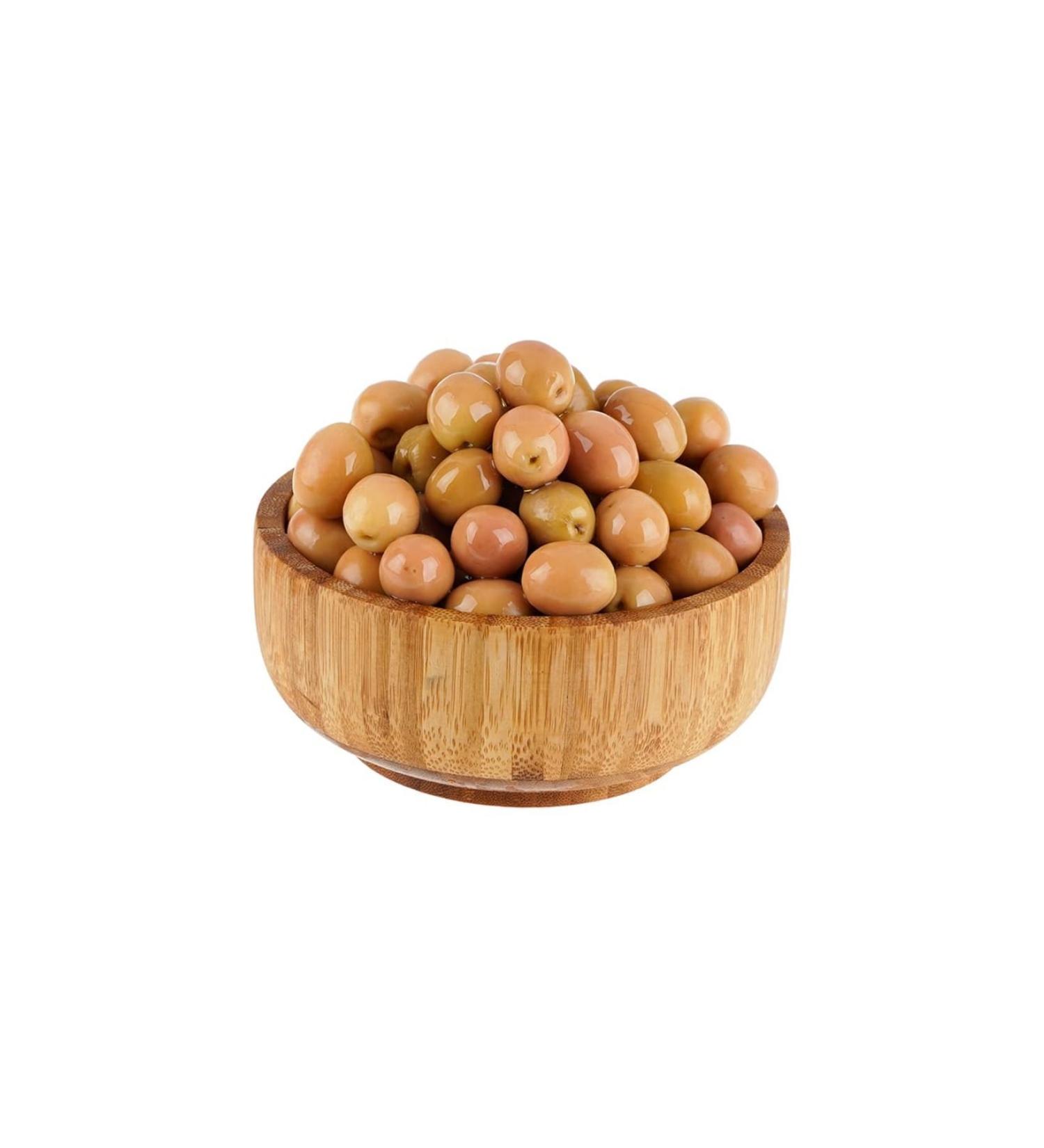 Local Edremit Scratched Pink Mega Green Olives (201-260 Caliber) 2 kg