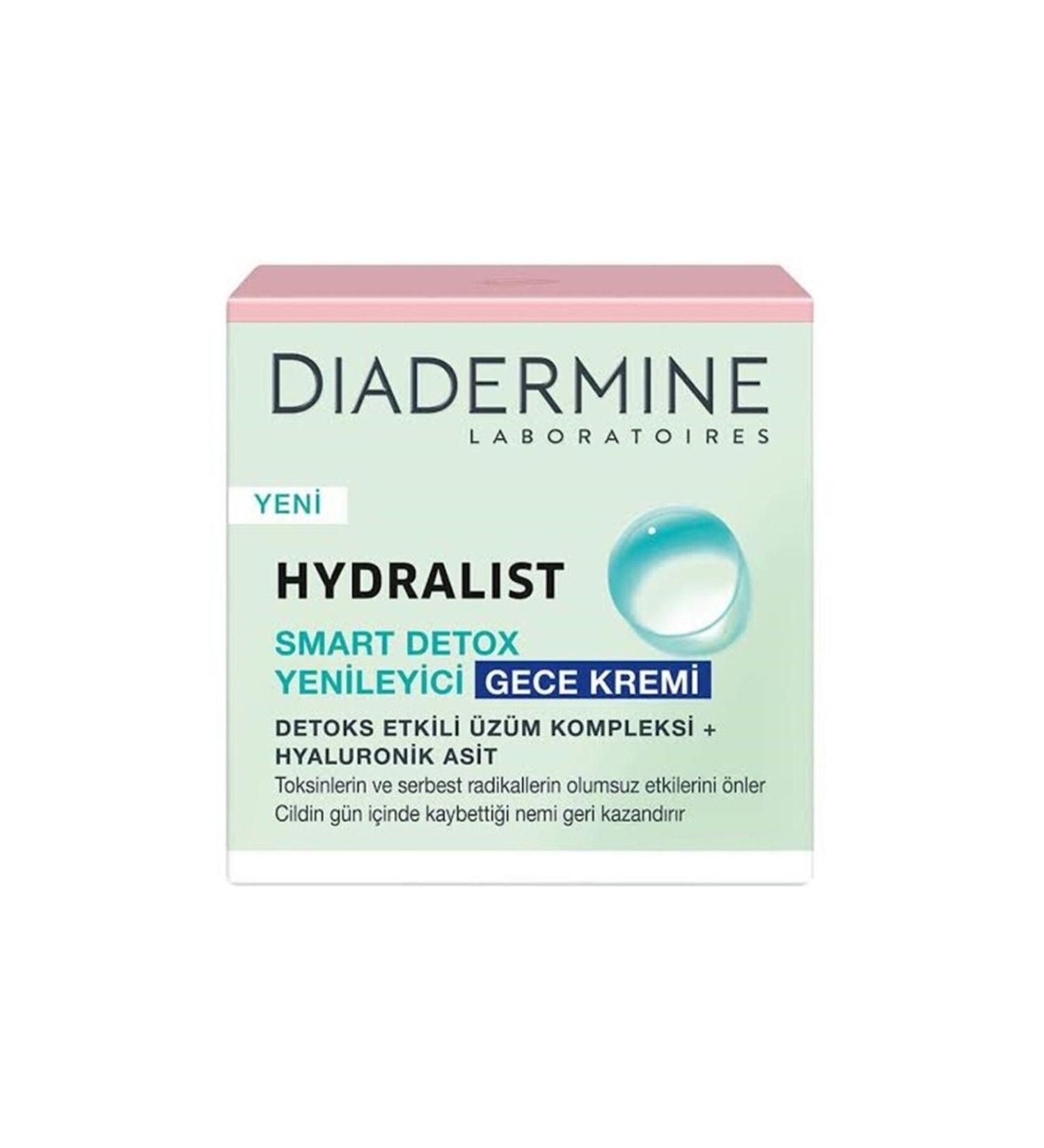 Diadermine Hydralist Smart Detox Regenerating Night Cream 50 ml