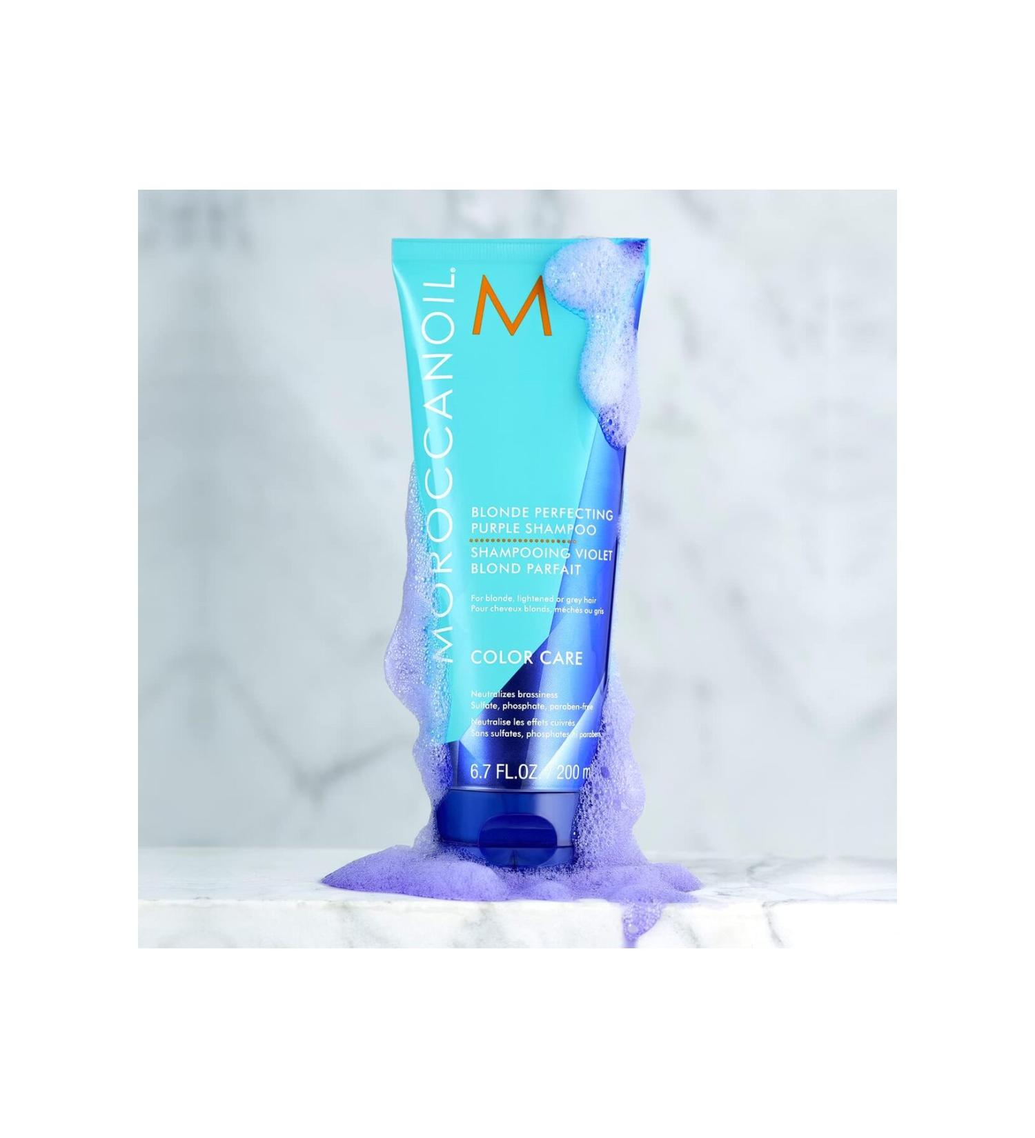 Moroccanoil Blonde Perfecting Paraben-Free Purple Shampoo for Gray Hair 6.7 fl.oz. 10BEAUTYSECRETS