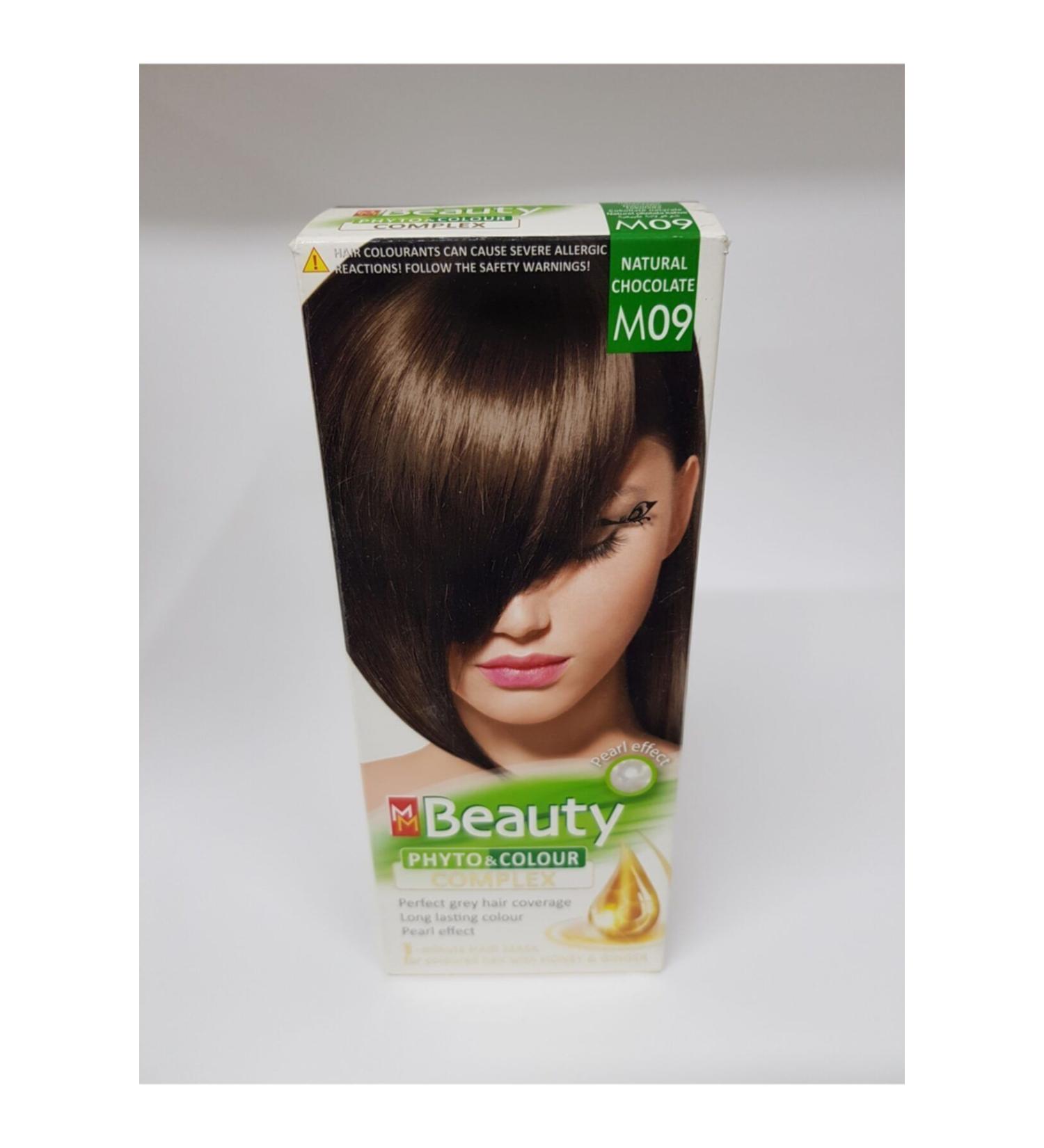 MM Beauty Herbal Hair Dye Natural Chocolate Brown M09