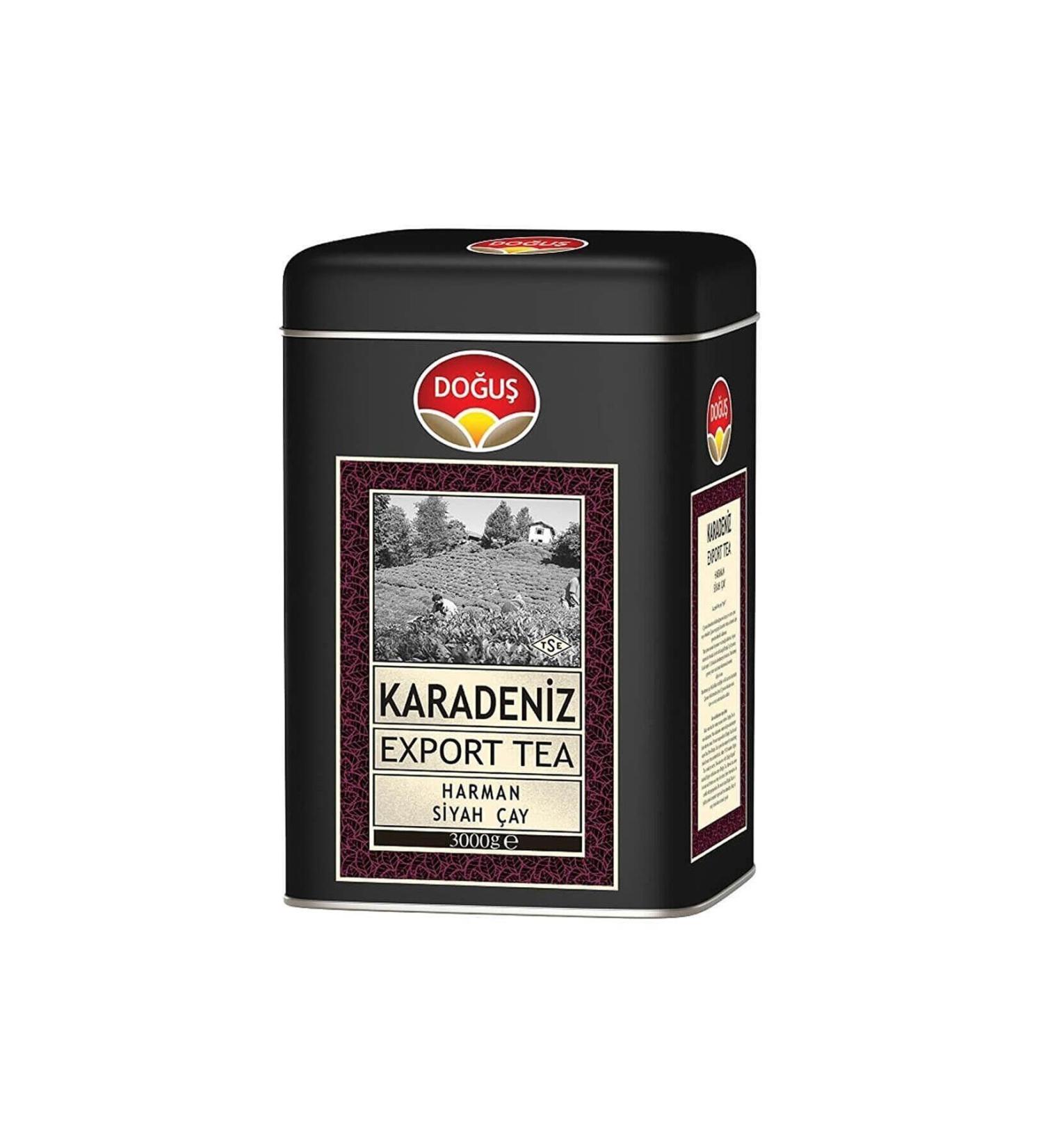 Dogus Karadeniz Export Tea Blend Black Tea 3 Kg Metal Box