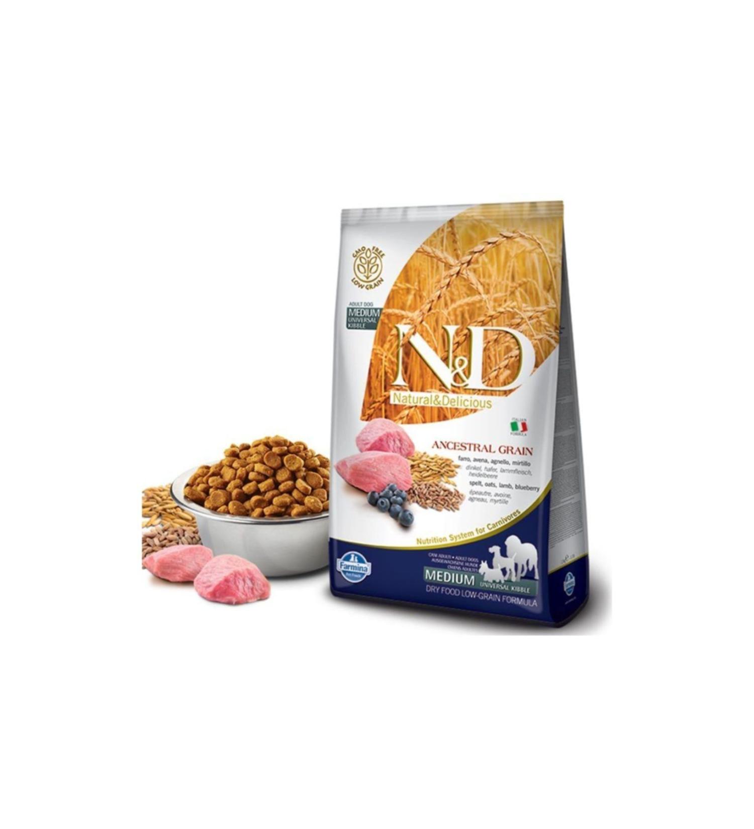 N & D Low Grain Lamb Blueberry Adult Dog Food 12 kg