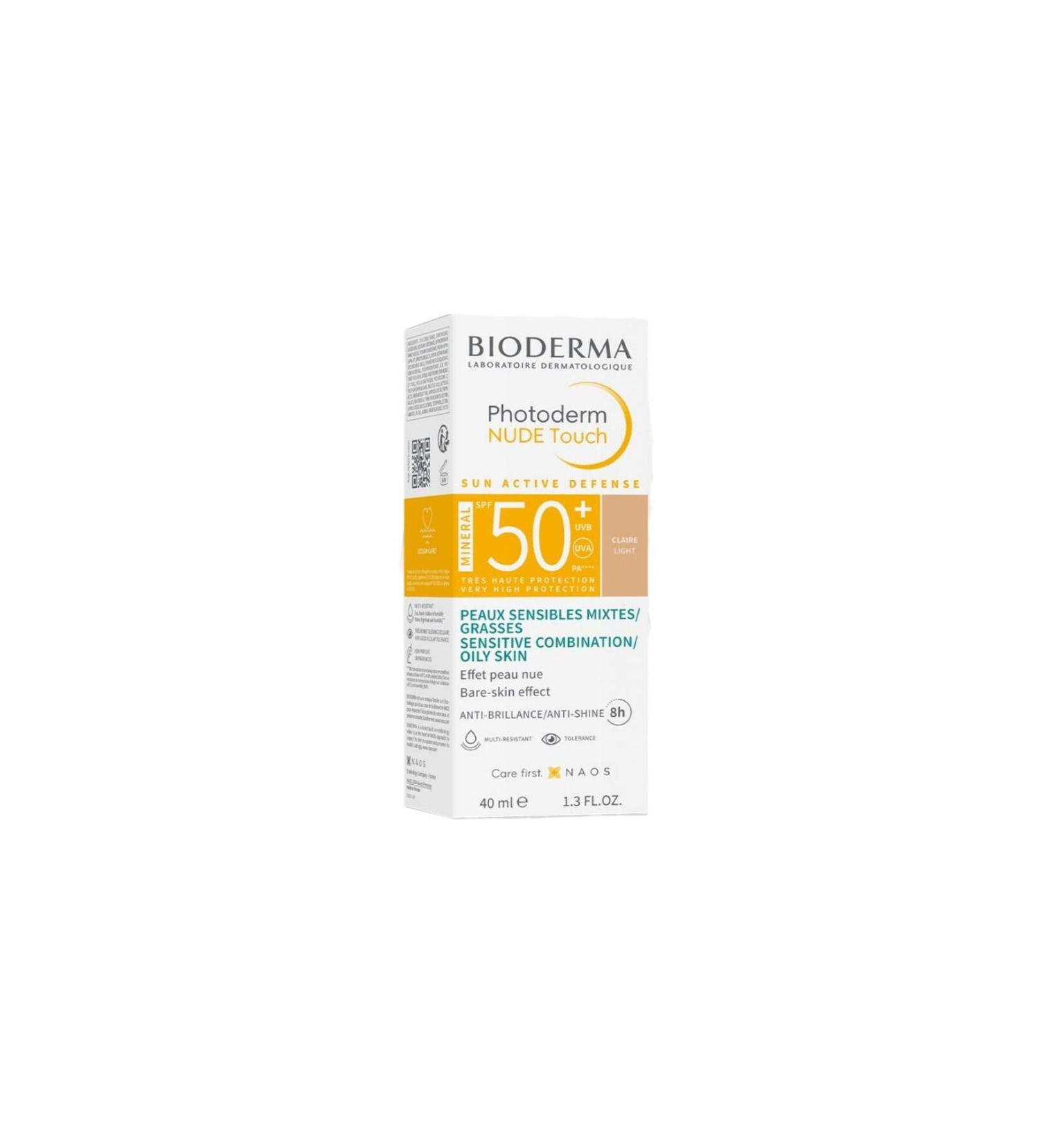 Bioderma Photoderm Nude Touch Light SPF50+ Sun Cream 40 ml