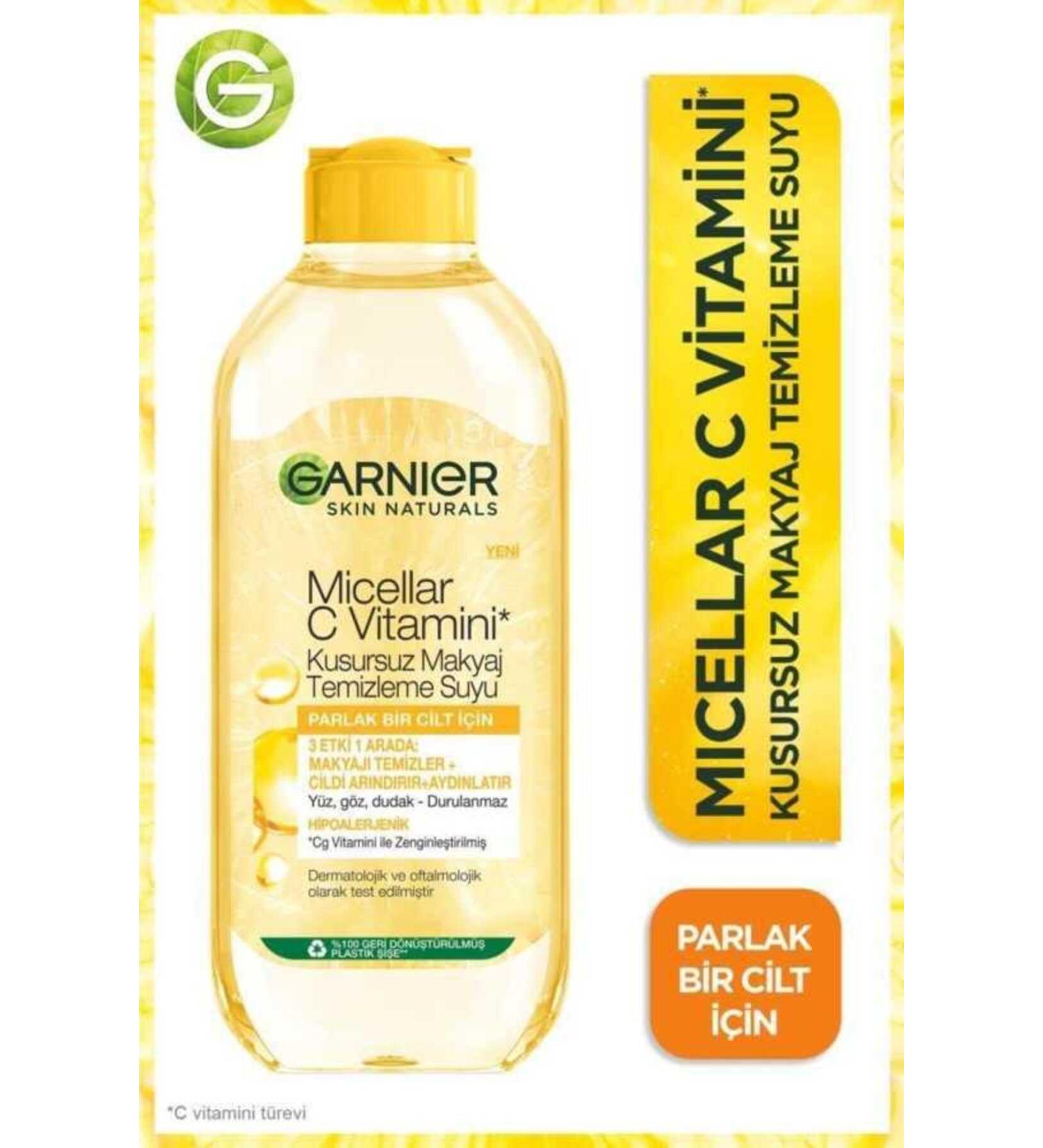 Garnier Micellar Vitamin C Flawless Make-Up Remover Water 400ml