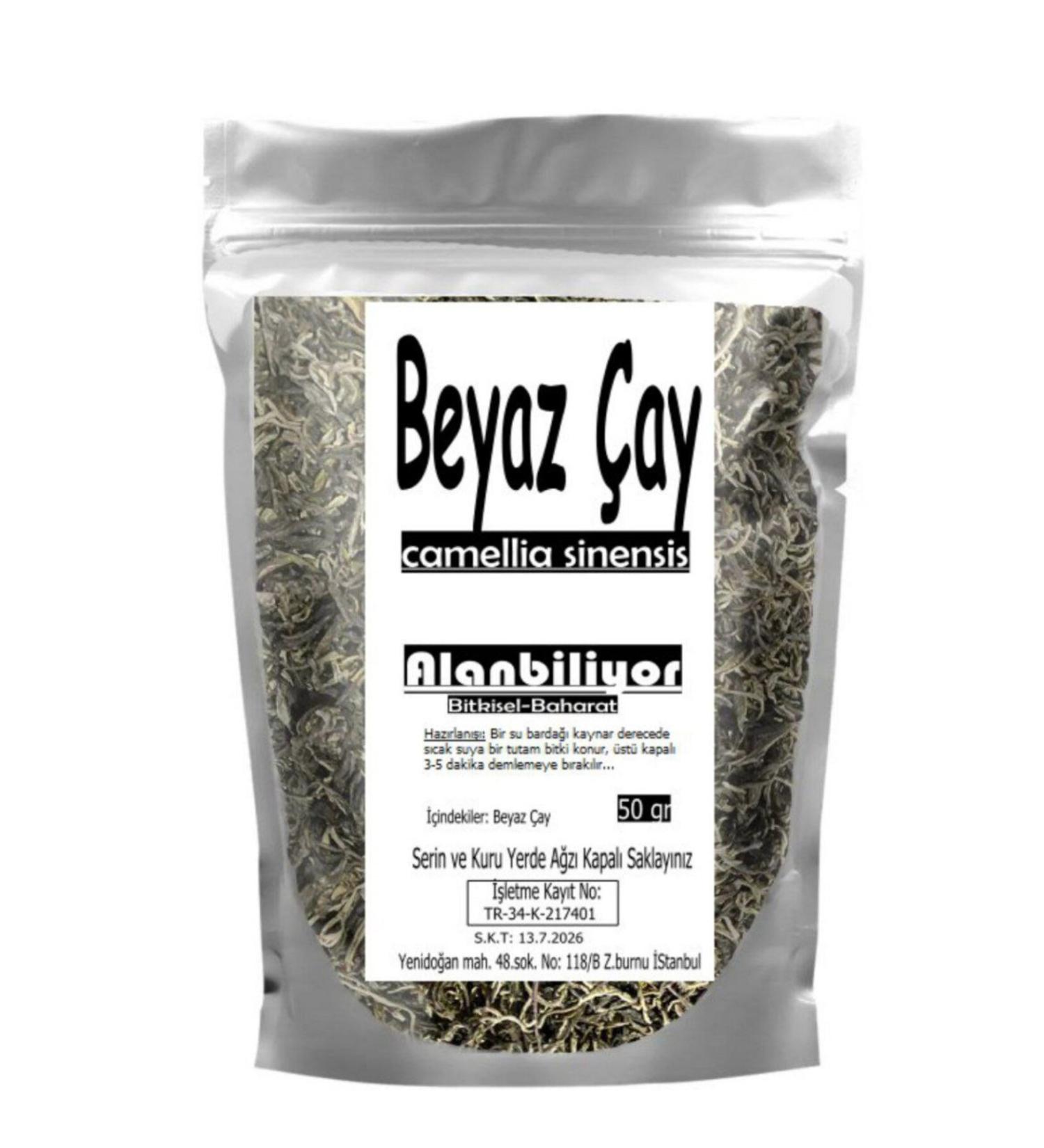 Alanb yle White Tea 50 gr Natural Dried 1st quality