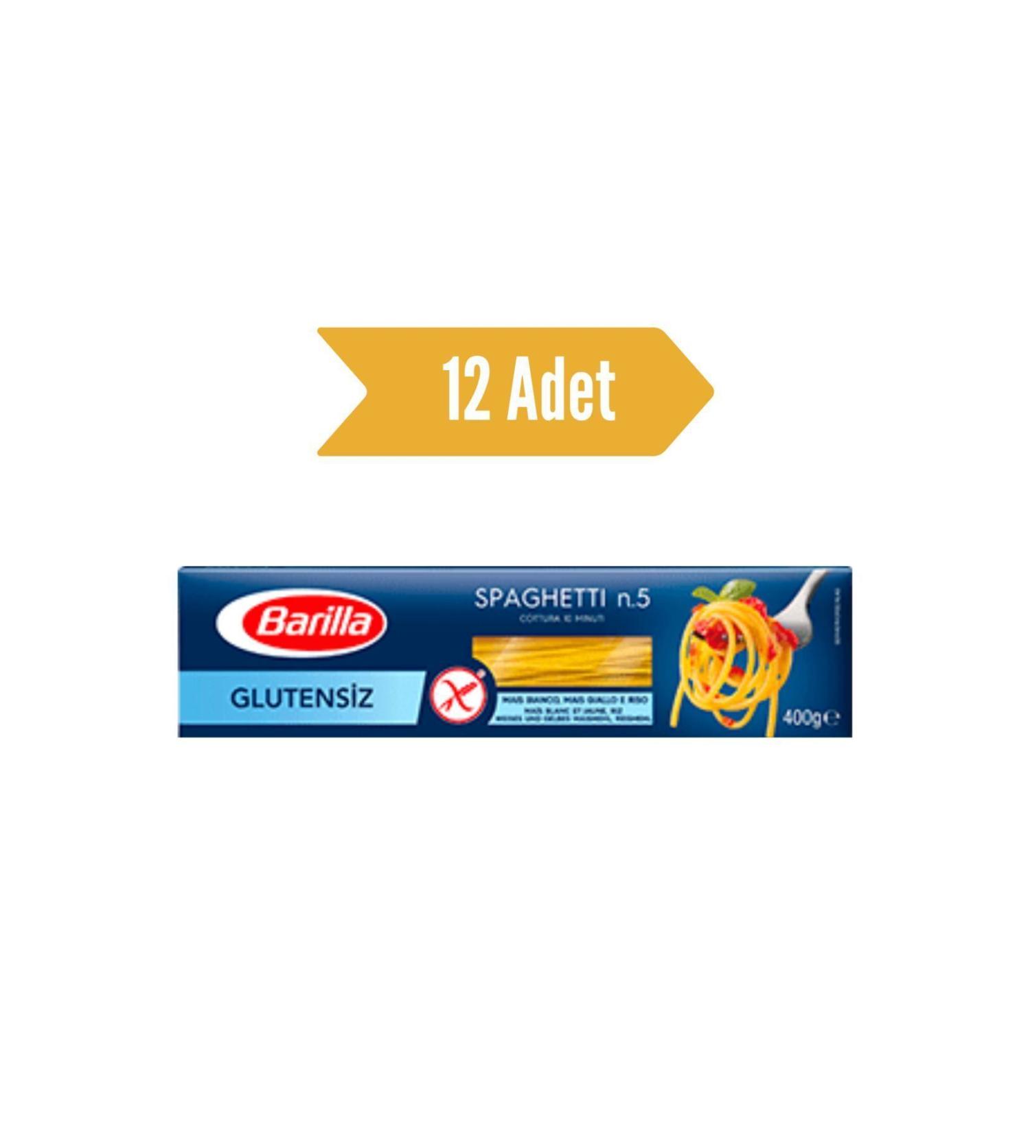 Barilla Gluten Free Spaghetti/ Gluten Free Spaghetti Pasta 400 gr 12 Pieces