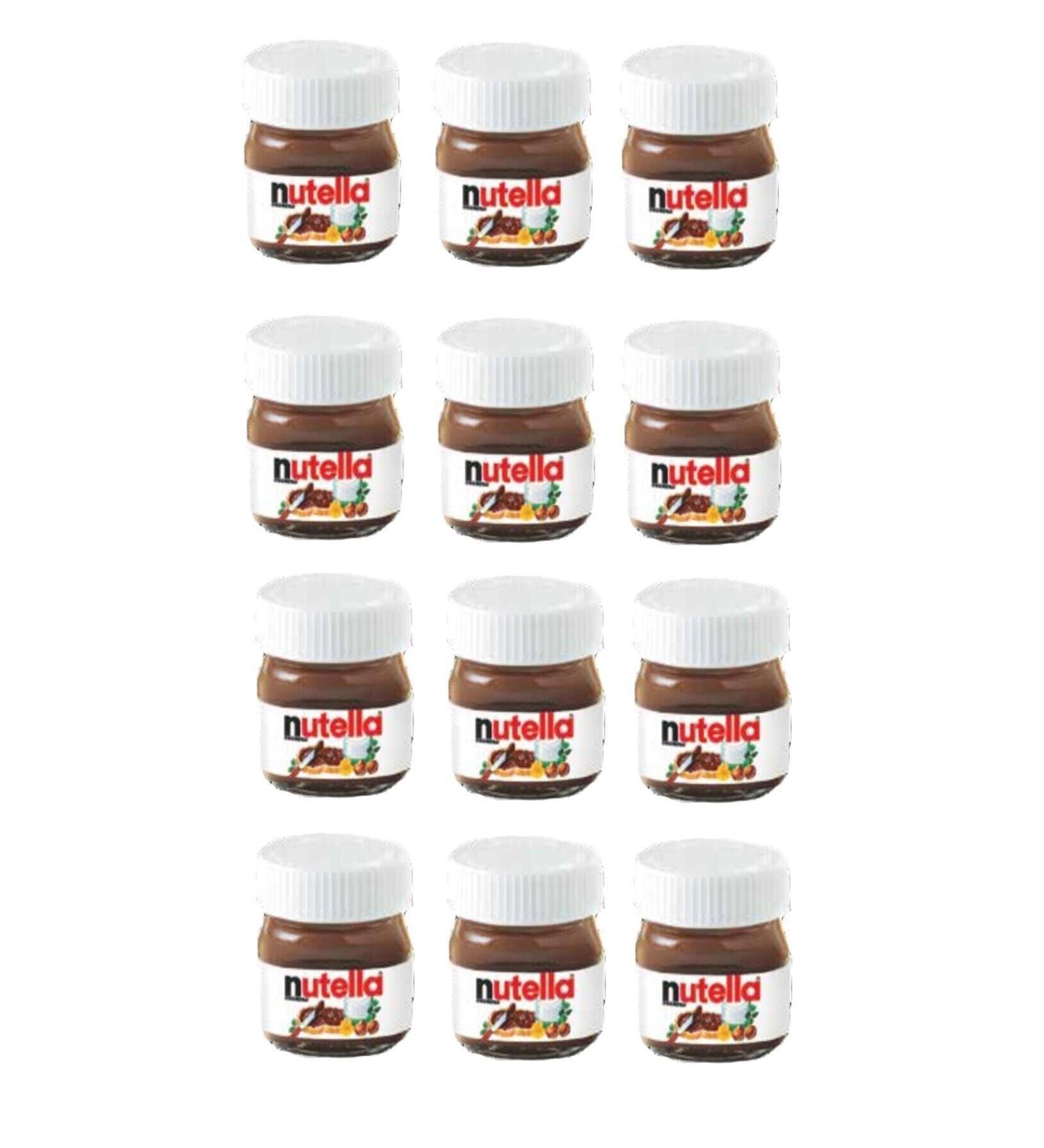 Nutella Cocoa Hazelnut Cream 25 Gr 12 Pieces