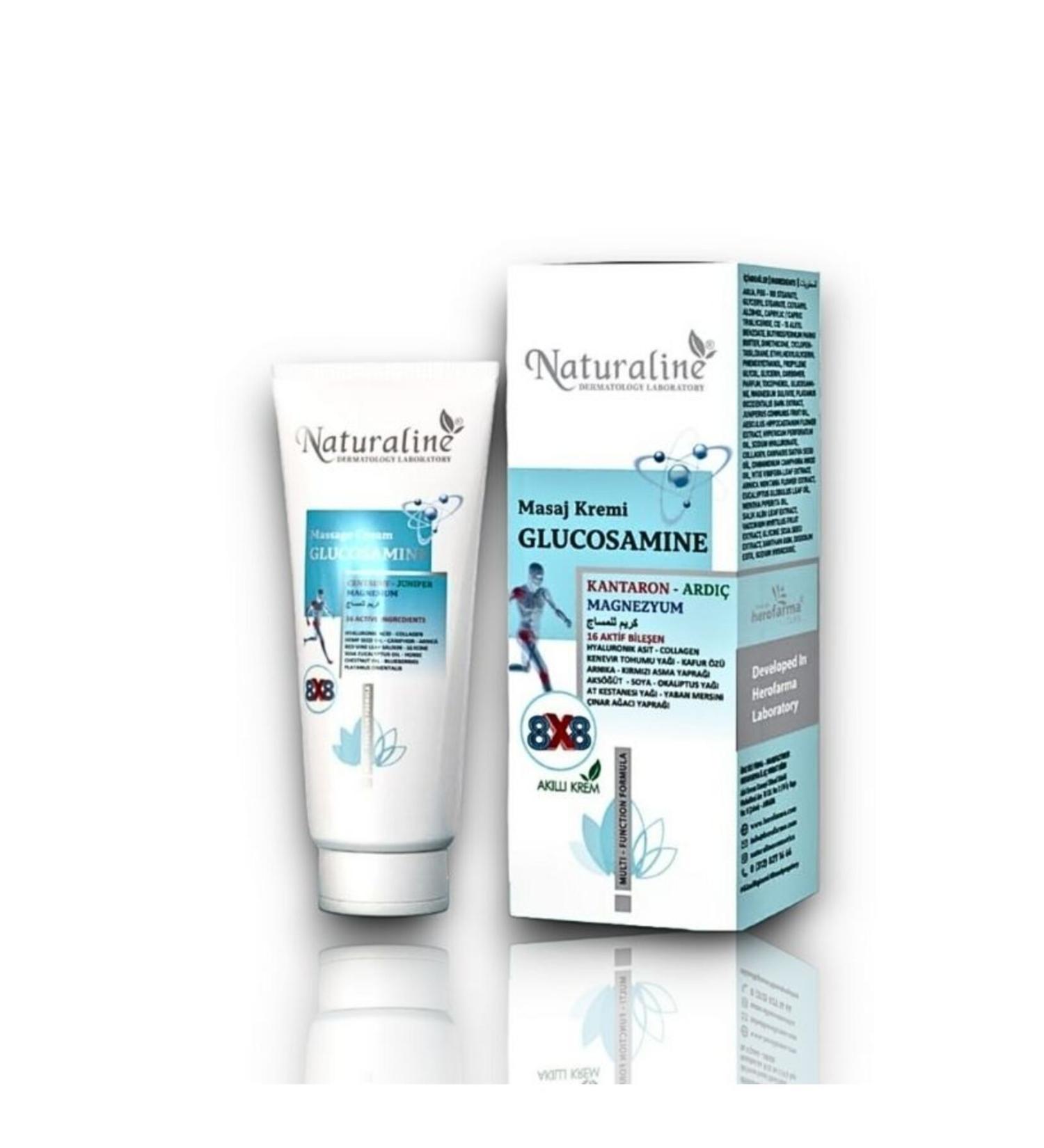 Naturaline Glucosamine St. John's Wort Juniper Magnesium Cream 100 ml (TUBE)