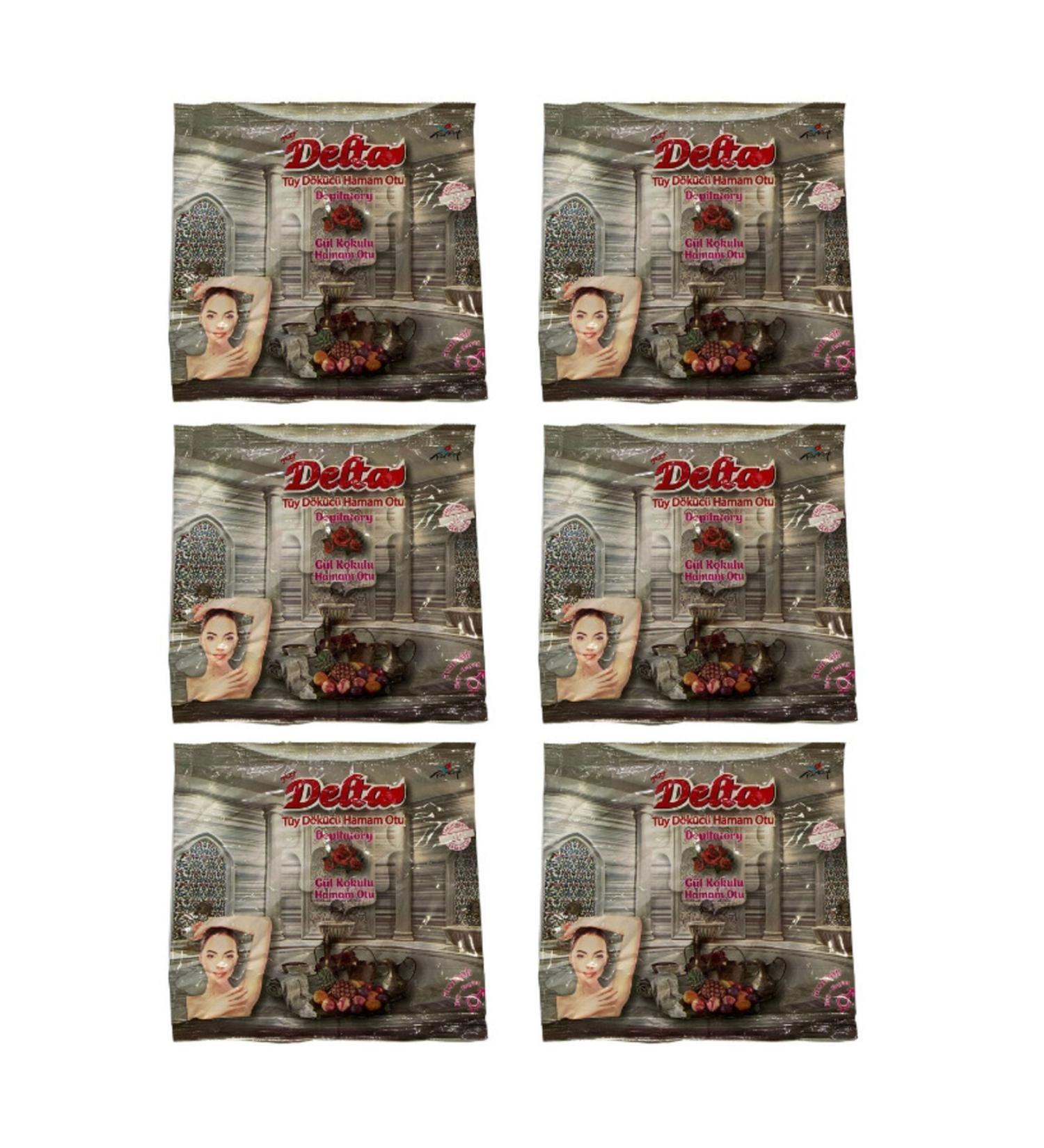 DELTAA Delta Hammam Herb Powder 150 G 6 Pieces
