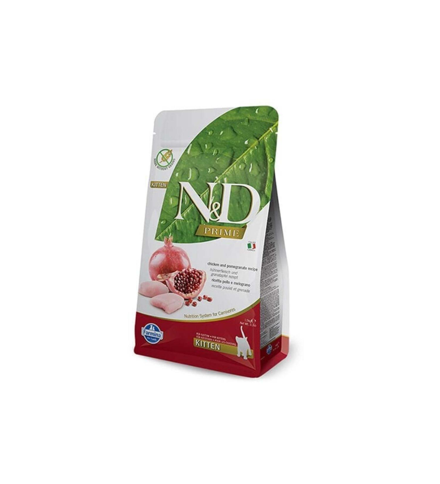 N & D Prime Chicken and Pomegranate Kitten Food 5 Kg