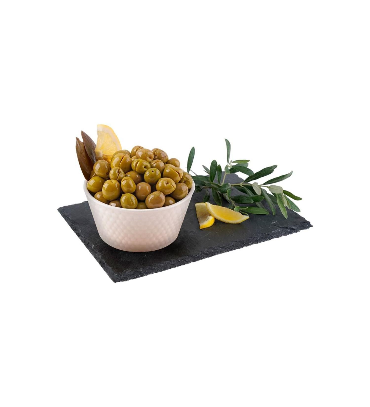 Region Hatay Halhali Stone Crushed Green Olives 2 kg