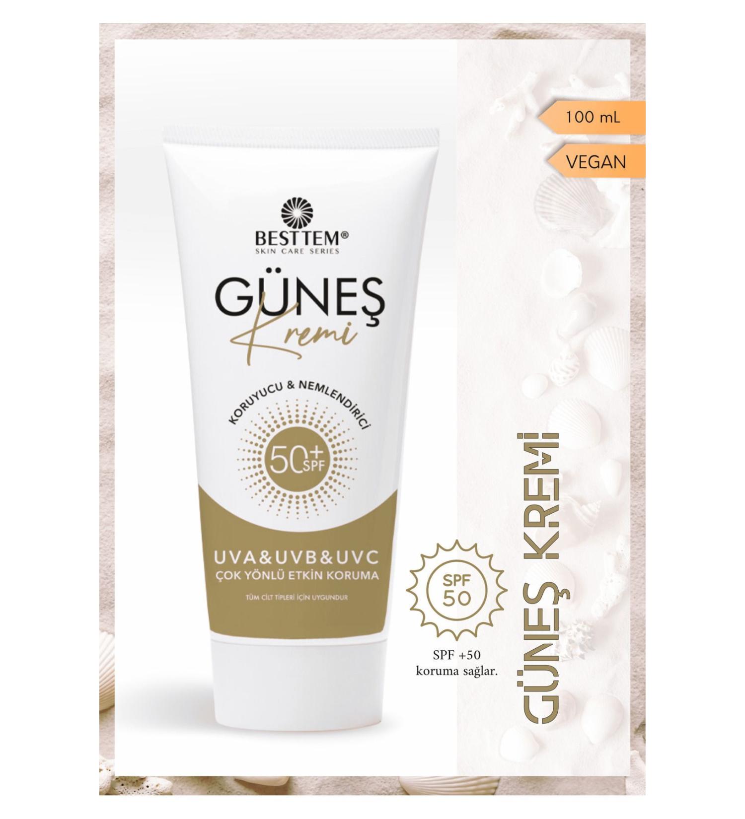 BESTTEM UVA and UVB Protection Sun Cream - Buy Online on GoSupps.com