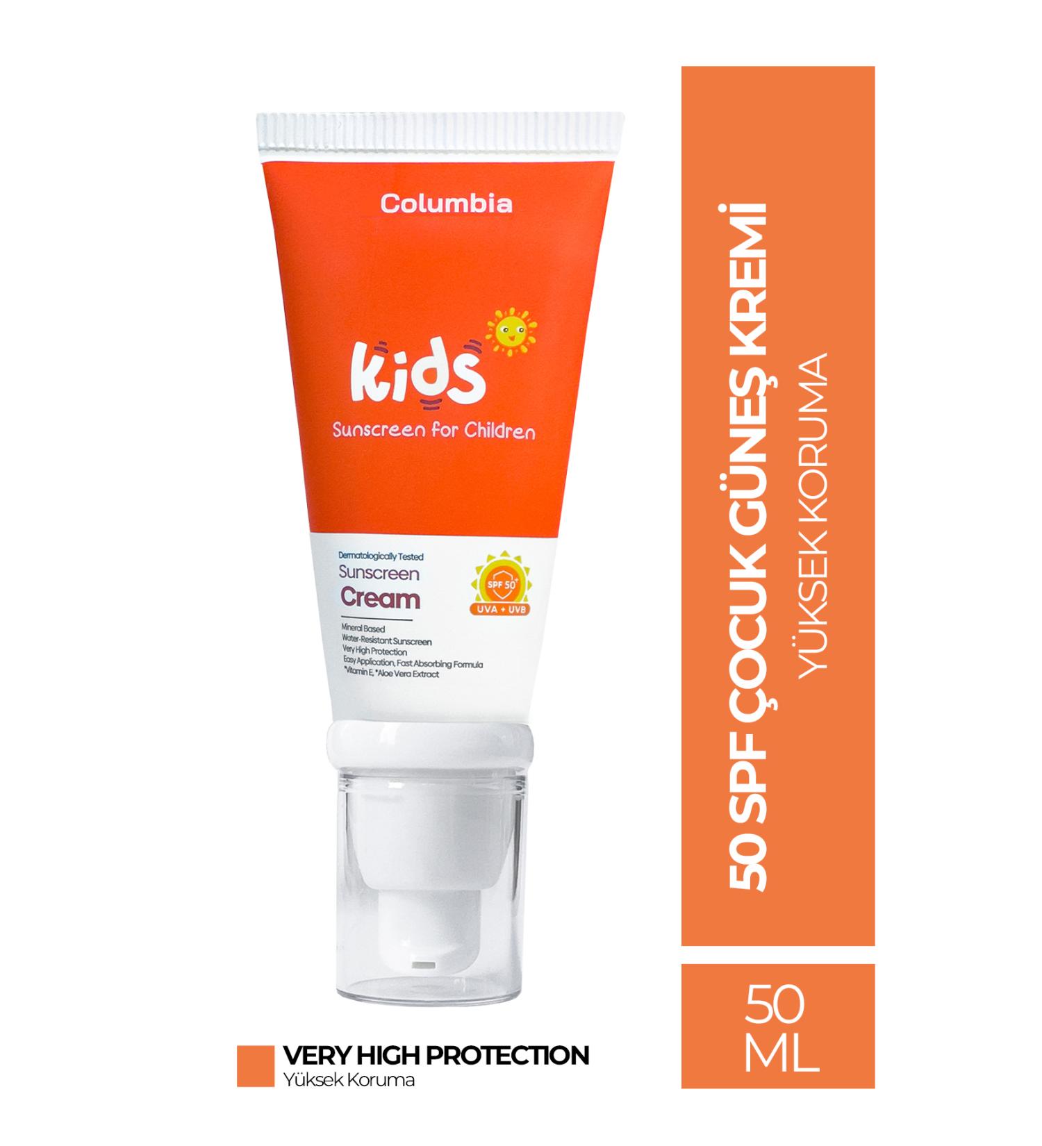 Columbia Very High Protection 50 SPF Children's Sunscreen 50 ML