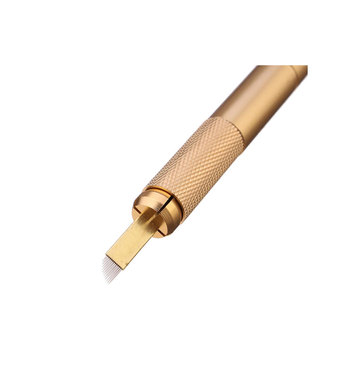 Exceptional Permanent Makeup Eyebrow Hair Technique Pen 5 Pieces 12 Pin Permanent Eyebrow Needle - Buy Online on GoSupps.com