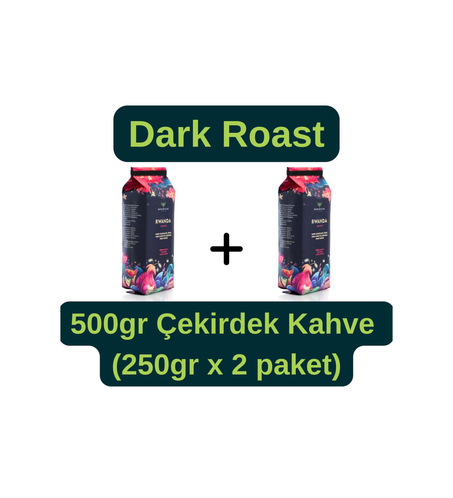 BARABICAS Rwanda 0 Arabica Bourbon - Coffee Beans - Dark Roast