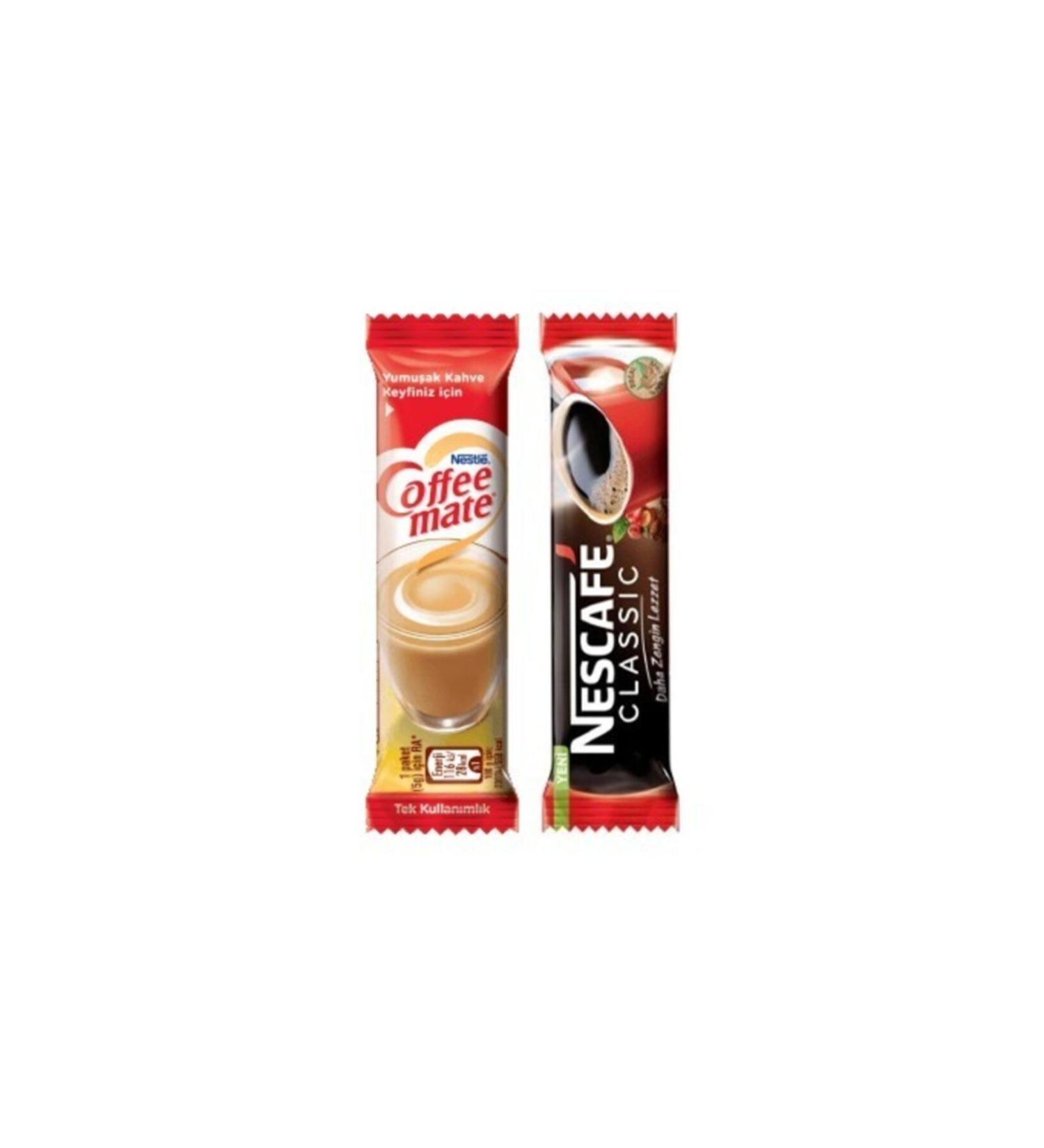 Nescafe Classic 2 Grx 100 Pcs + Nestle Coffee Mate 5 Grx 100 Pcs - Buy Online on GoSupps.com