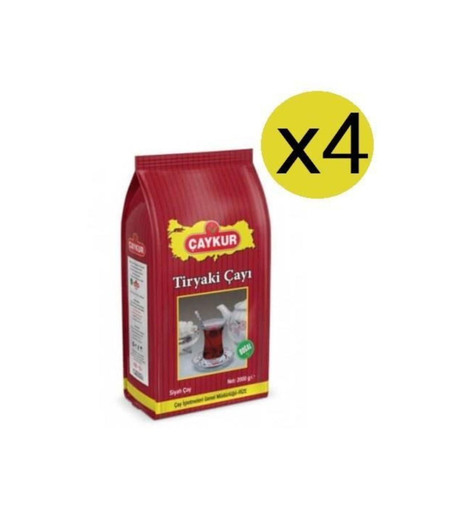 aykur Tiryaki Tea 2 Kg X 4 Pieces