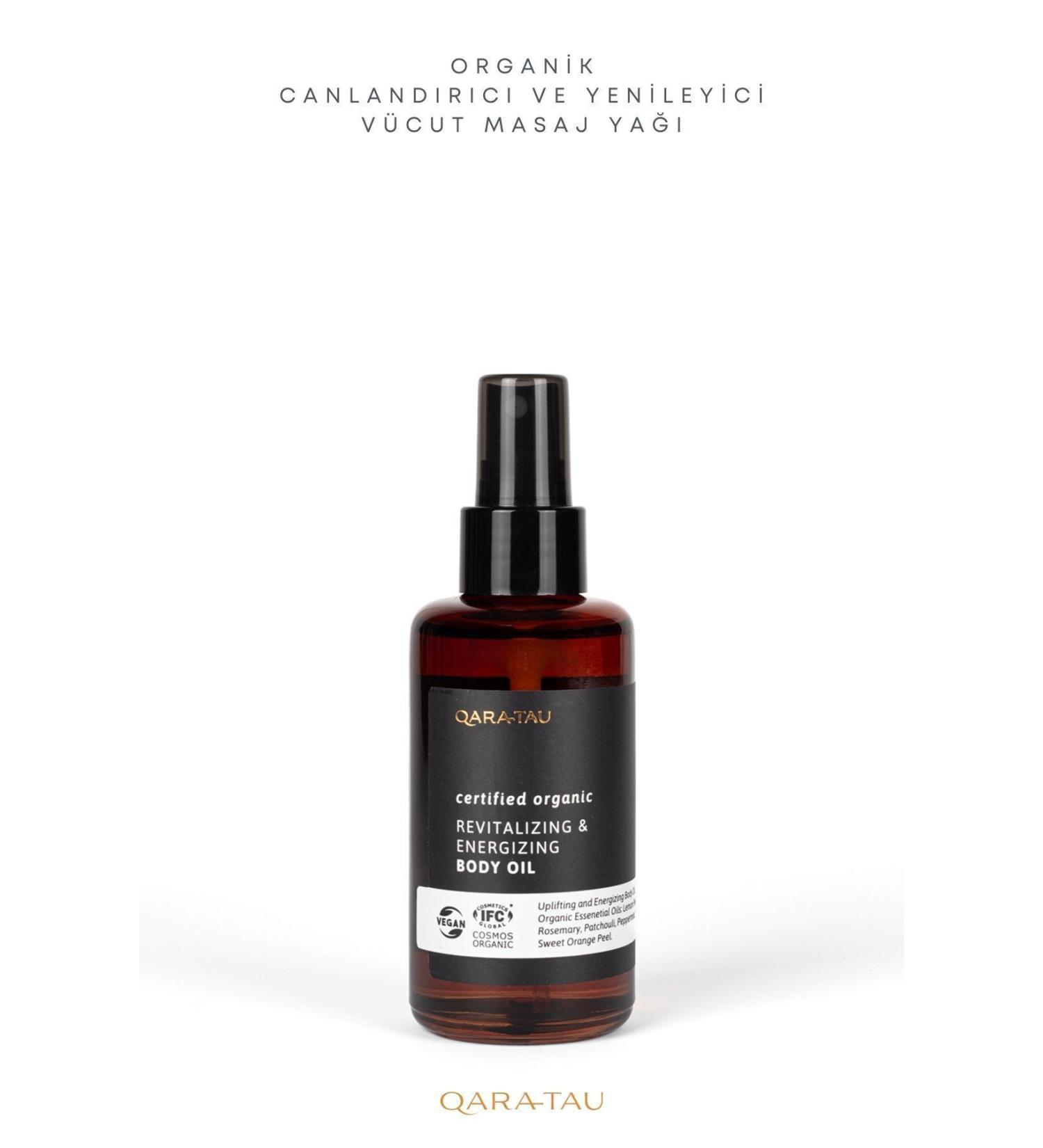 qaratau Organic Revitalizing Revitalizing and Renewing Body Massage Oil 100ml - Buy Online on GoSupps.com