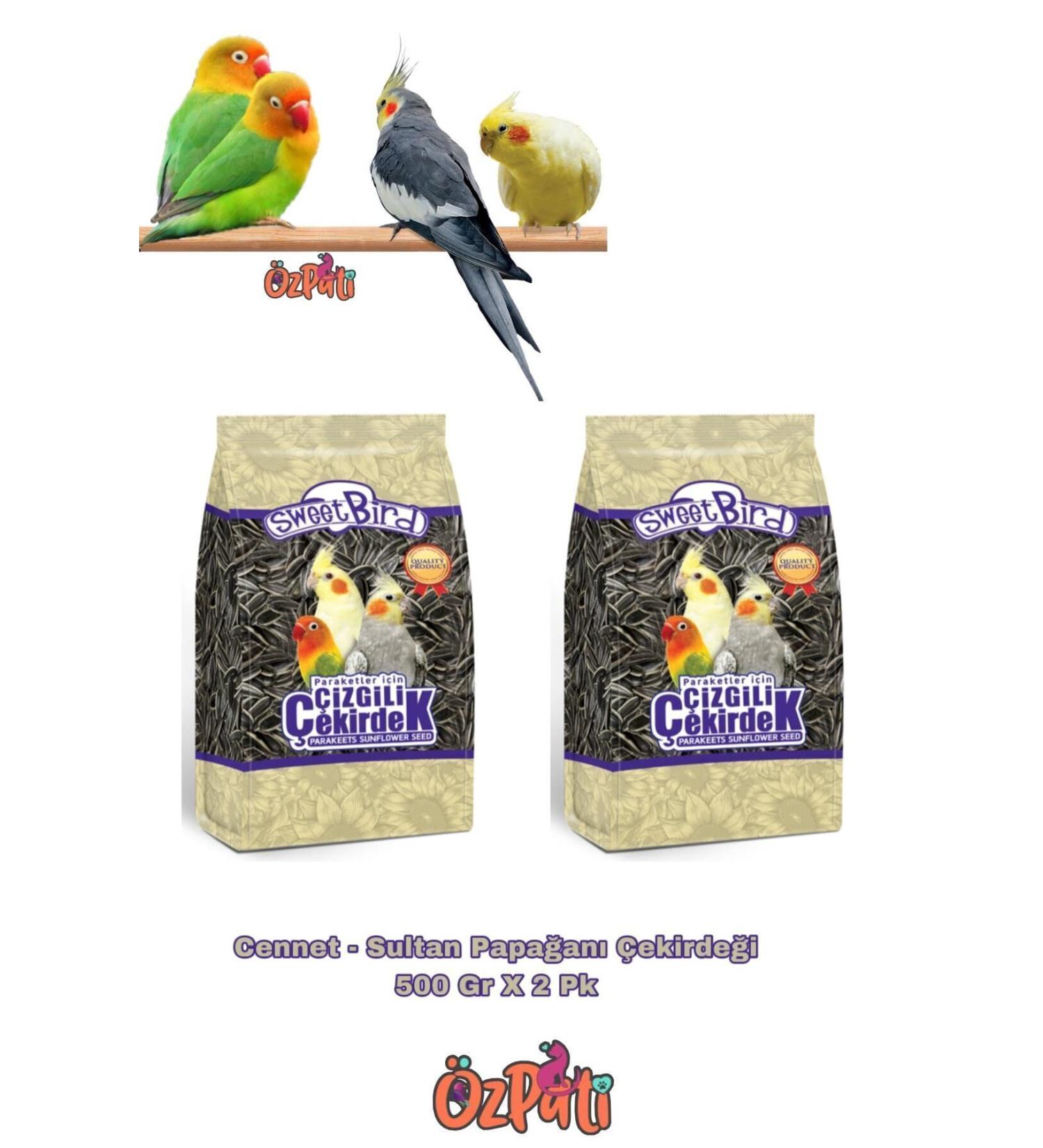 Sweet Bird Paradise - Cockatiel Seed Striped 500 Gr X 2 Pk