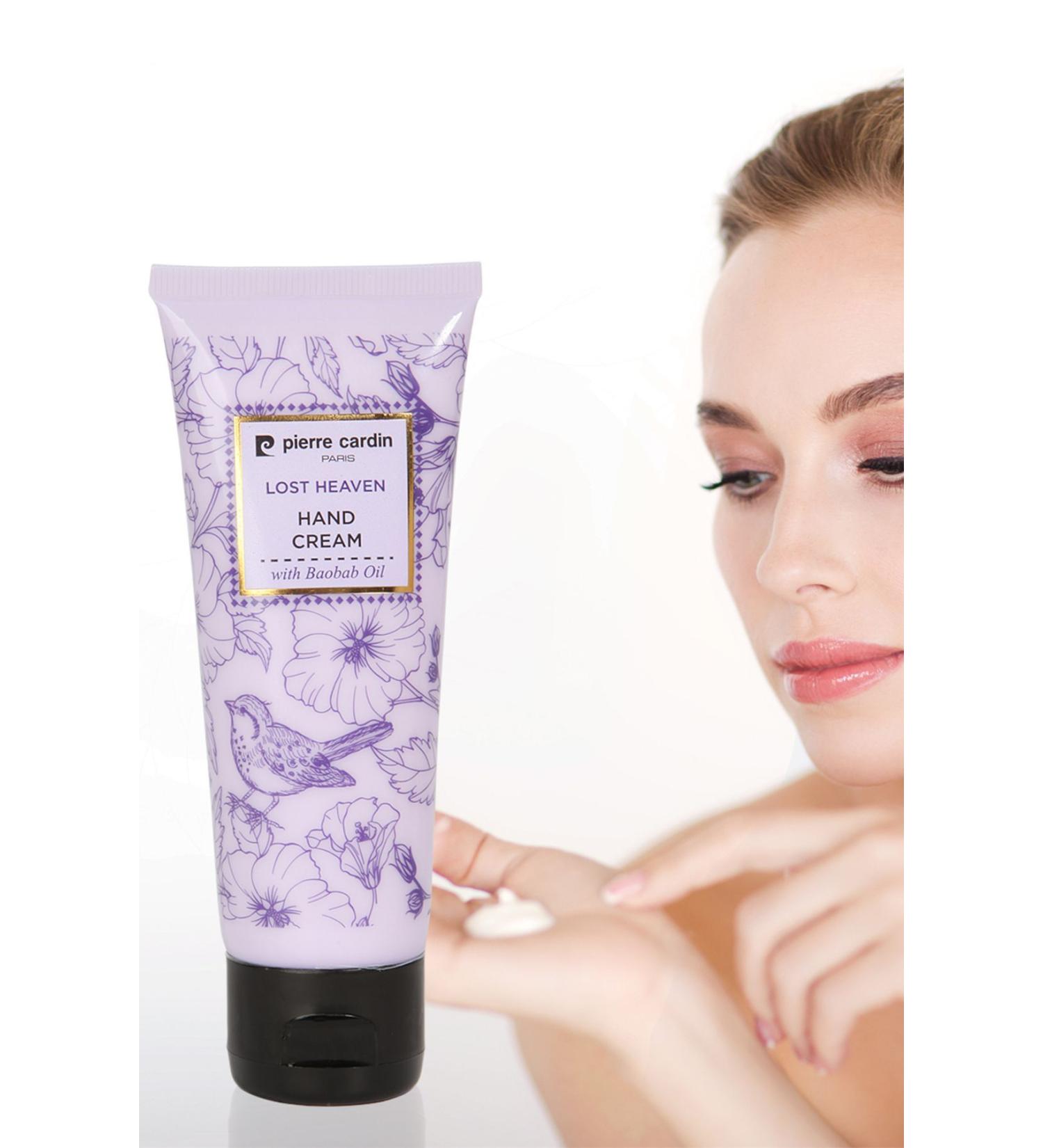 Pierre Cardin Lost Heaven Moisturizing Hand Cream with Baobab Oil and Vitamin E - 75 ml - Buy Online on GoSupps.com