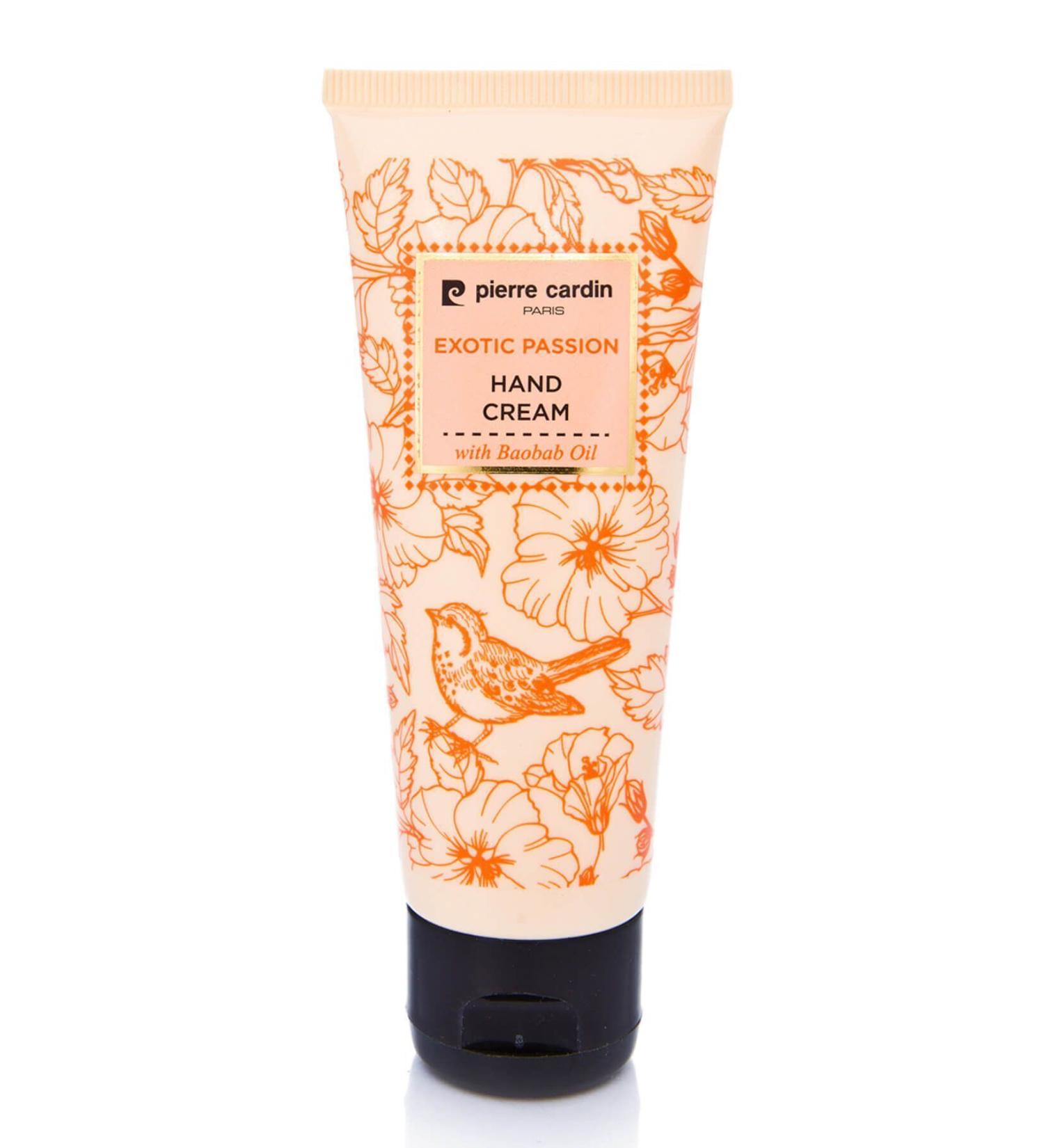 Pierre Cardin Baobab Oil Vitamin E Moisturizing Hand Cream - Exotic Passion Hand Cream 75 ml 8680570257435 - Buy Online on GoSupps.com